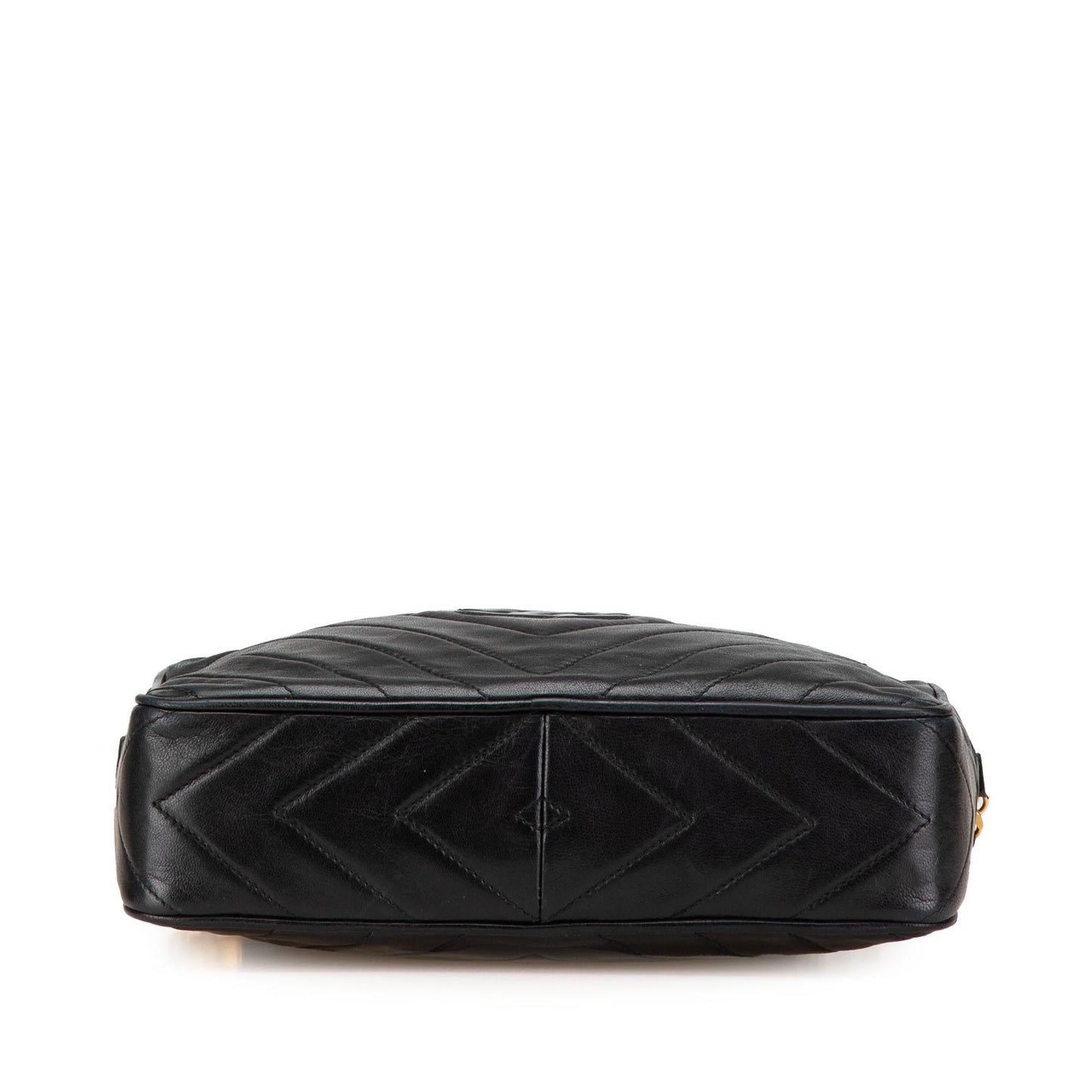 Chanel CC Chevron Quilted Lambskin Tassel Camera Handbag