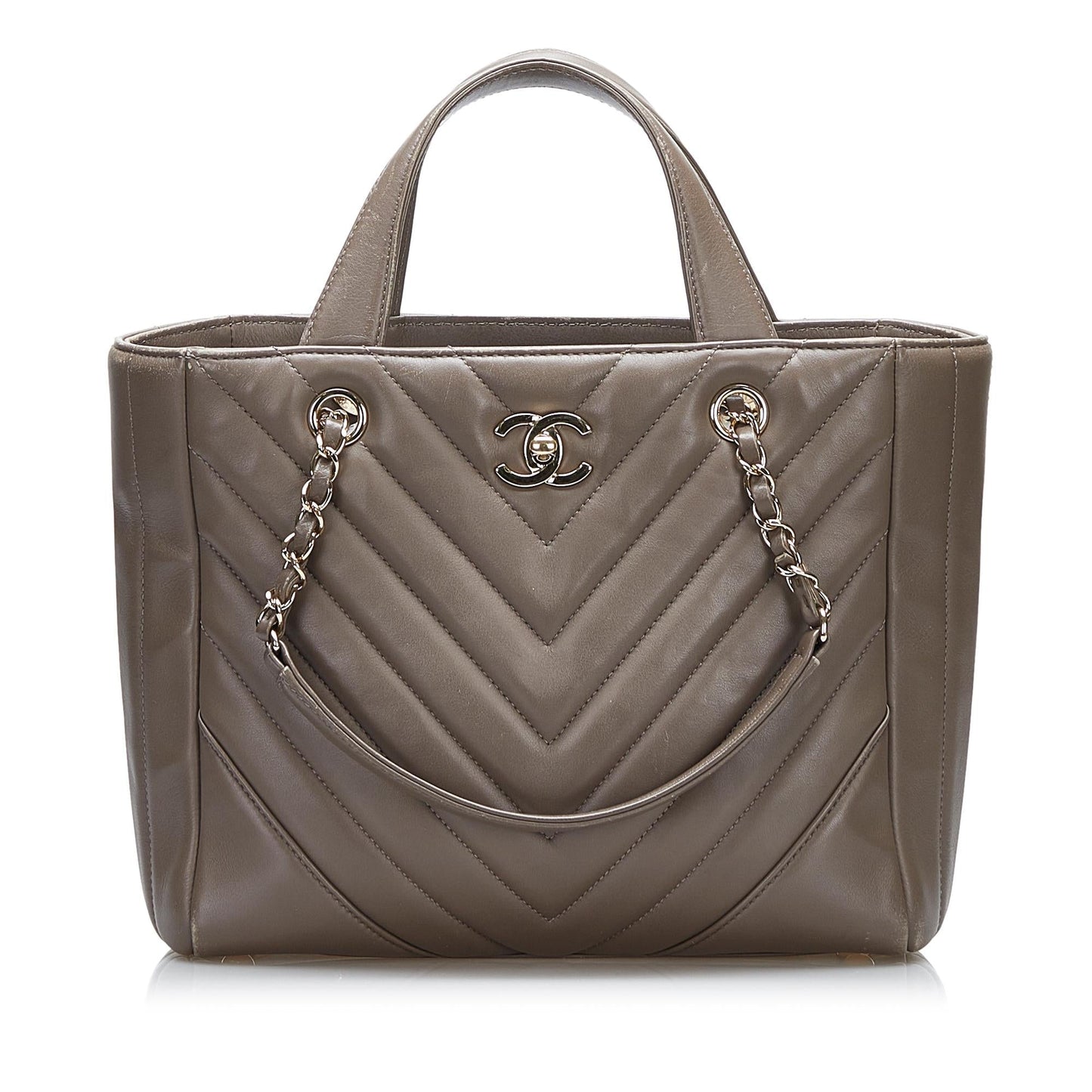 Chanel CC Chevron Satchel SHG-yfcvAU Satchel Bag