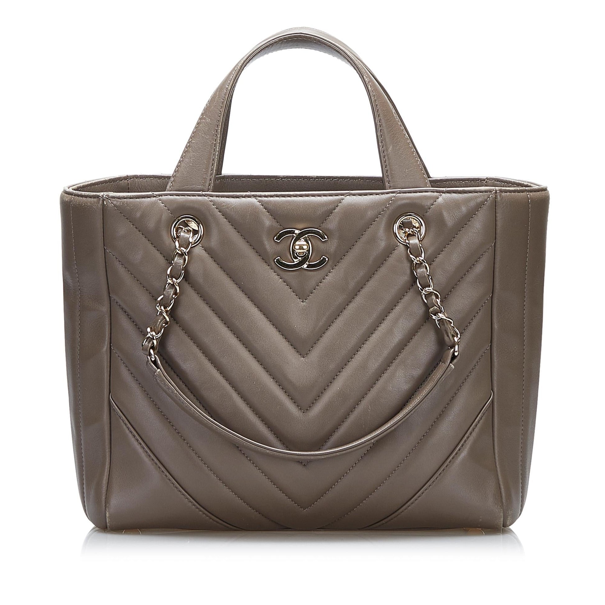 Chanel CC Chevron Satchel SHG-yfcvAU Satchel Bag