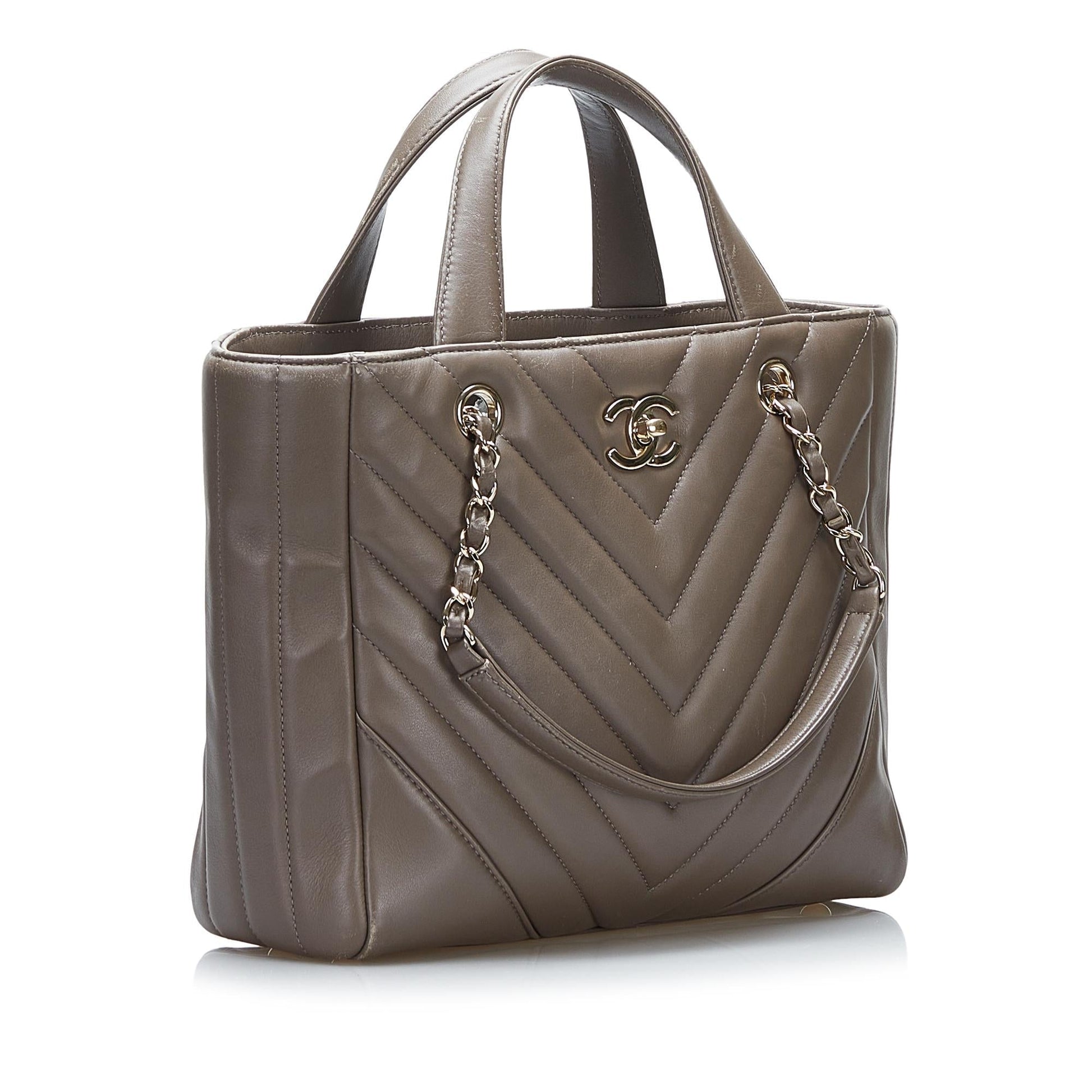 Chanel CC Chevron Satchel SHG-yfcvAU Satchel Bag
