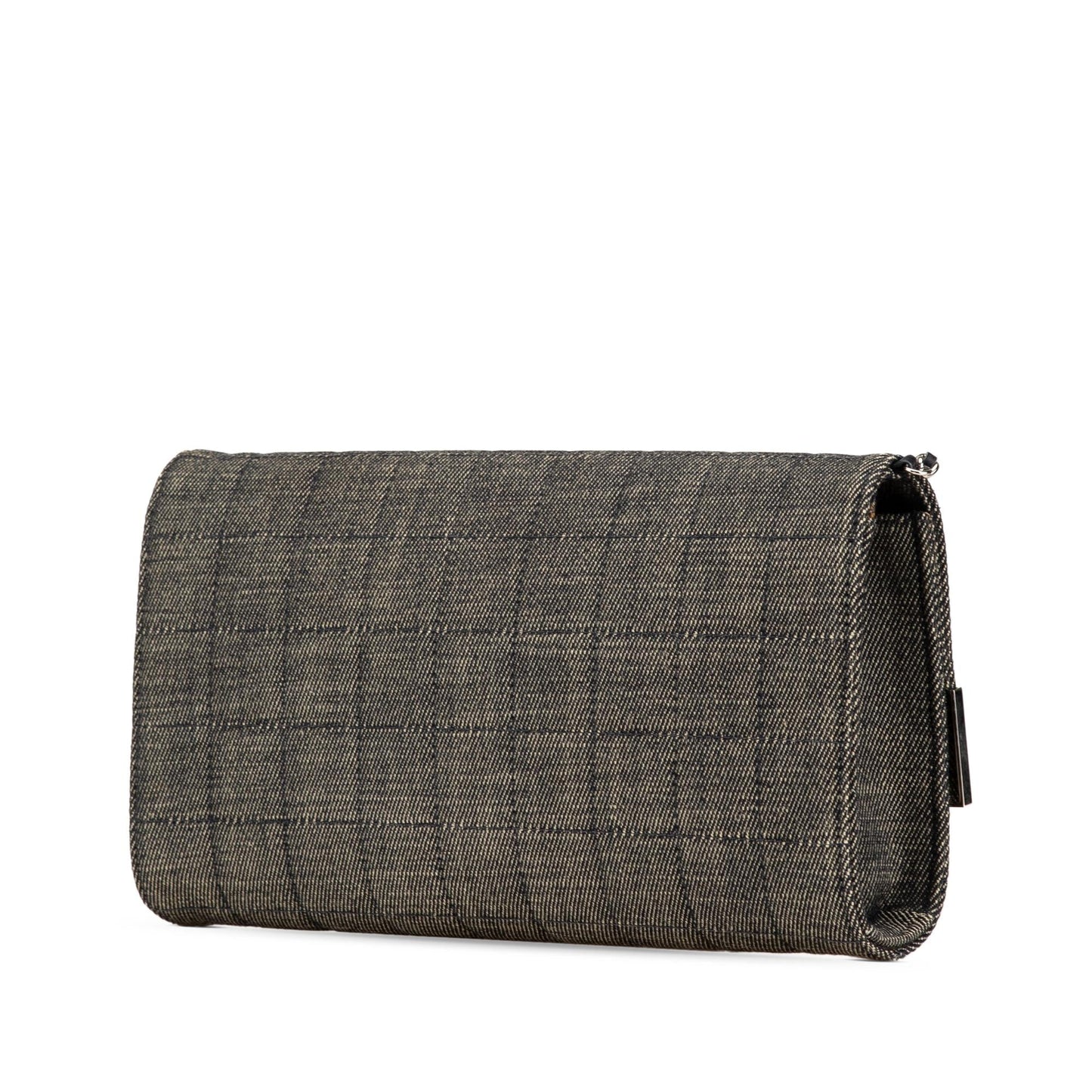 Chanel CC Choco Bar Denim Flap Handbag