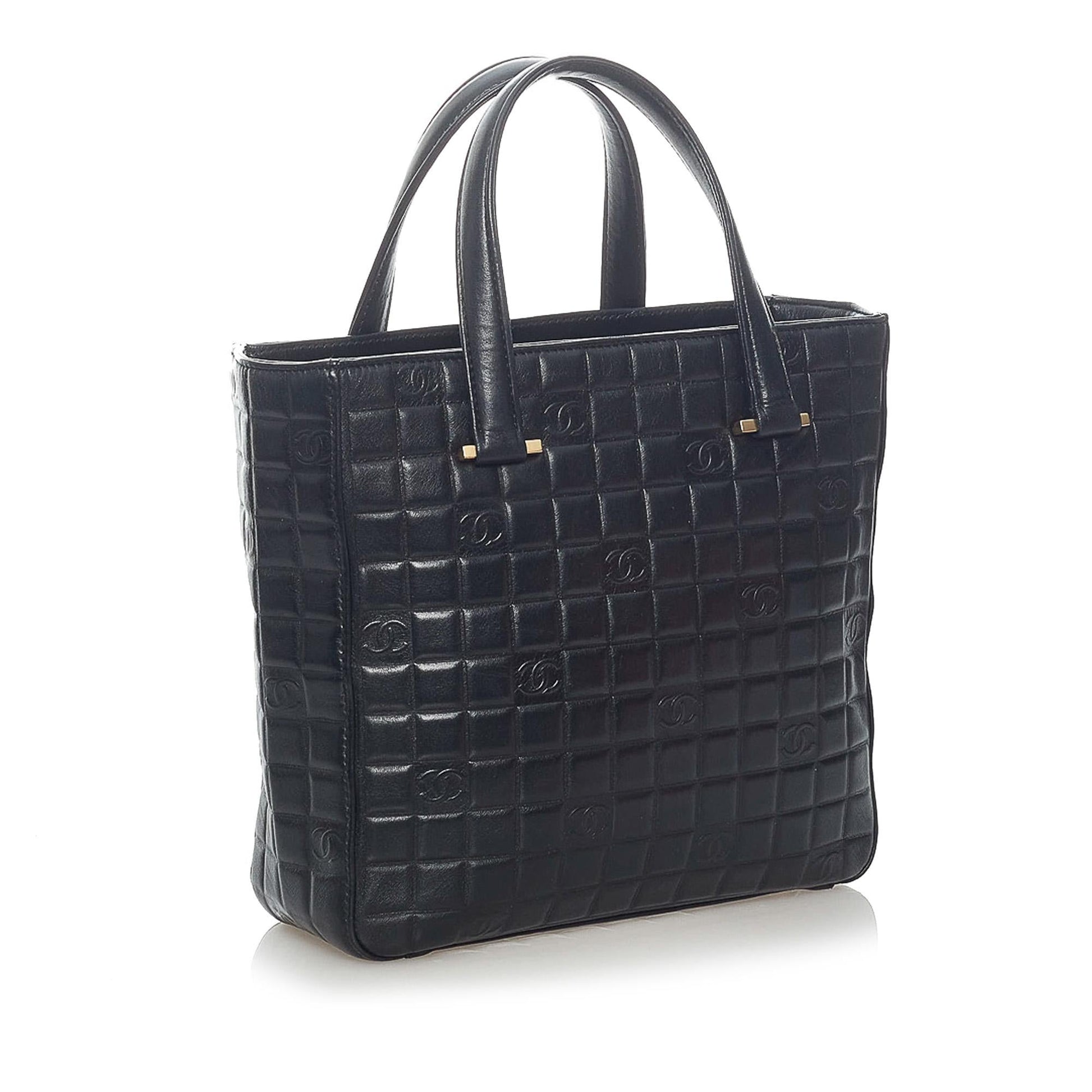 Chanel CC Choco Bar Lambskin SHG Handbag