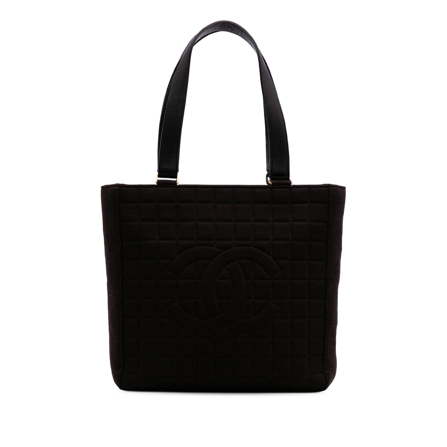 Chanel CC Chocolate Bar Jersey Tote Bag Tote 1