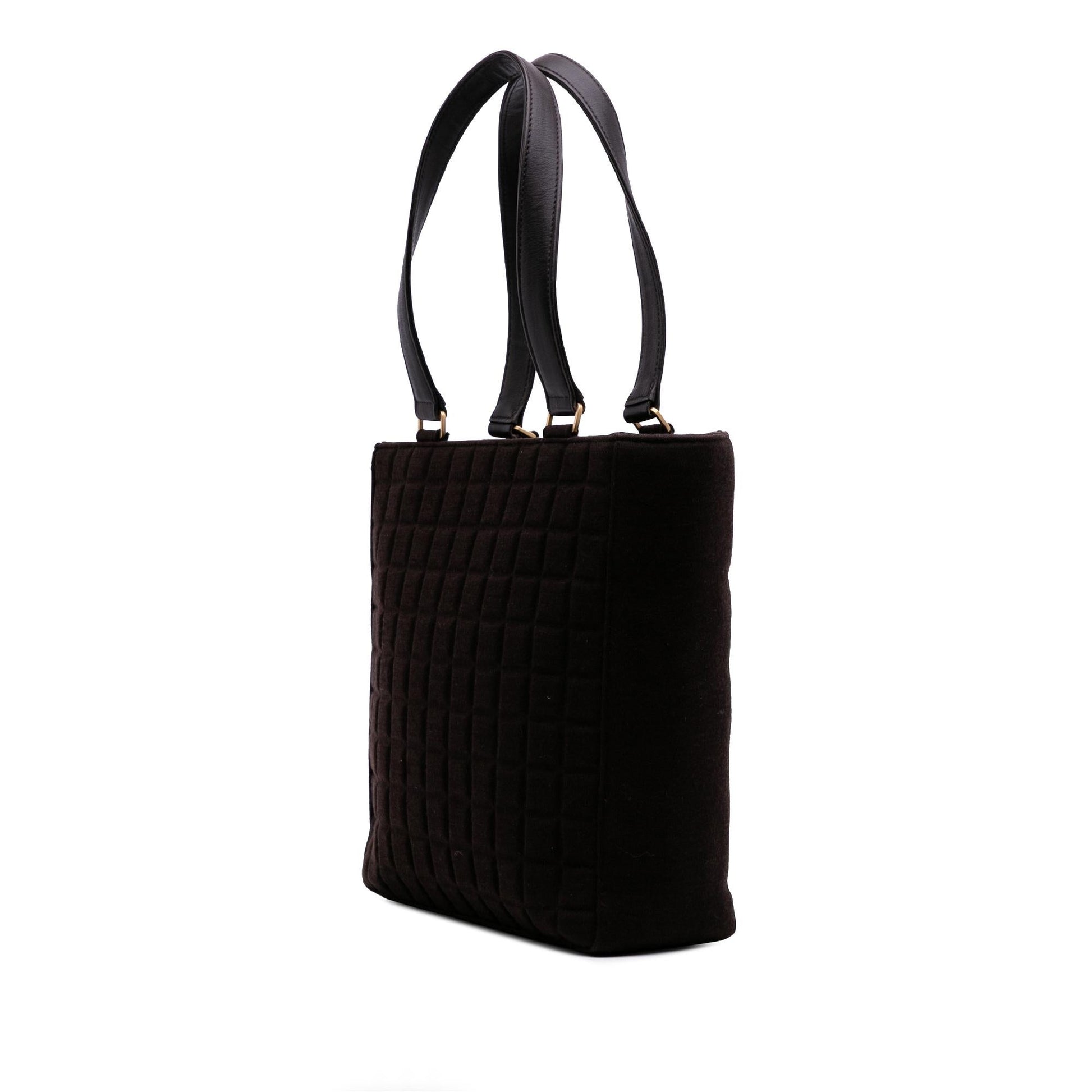 Chanel CC Chocolate Bar Jersey Tote Bag Tote 1