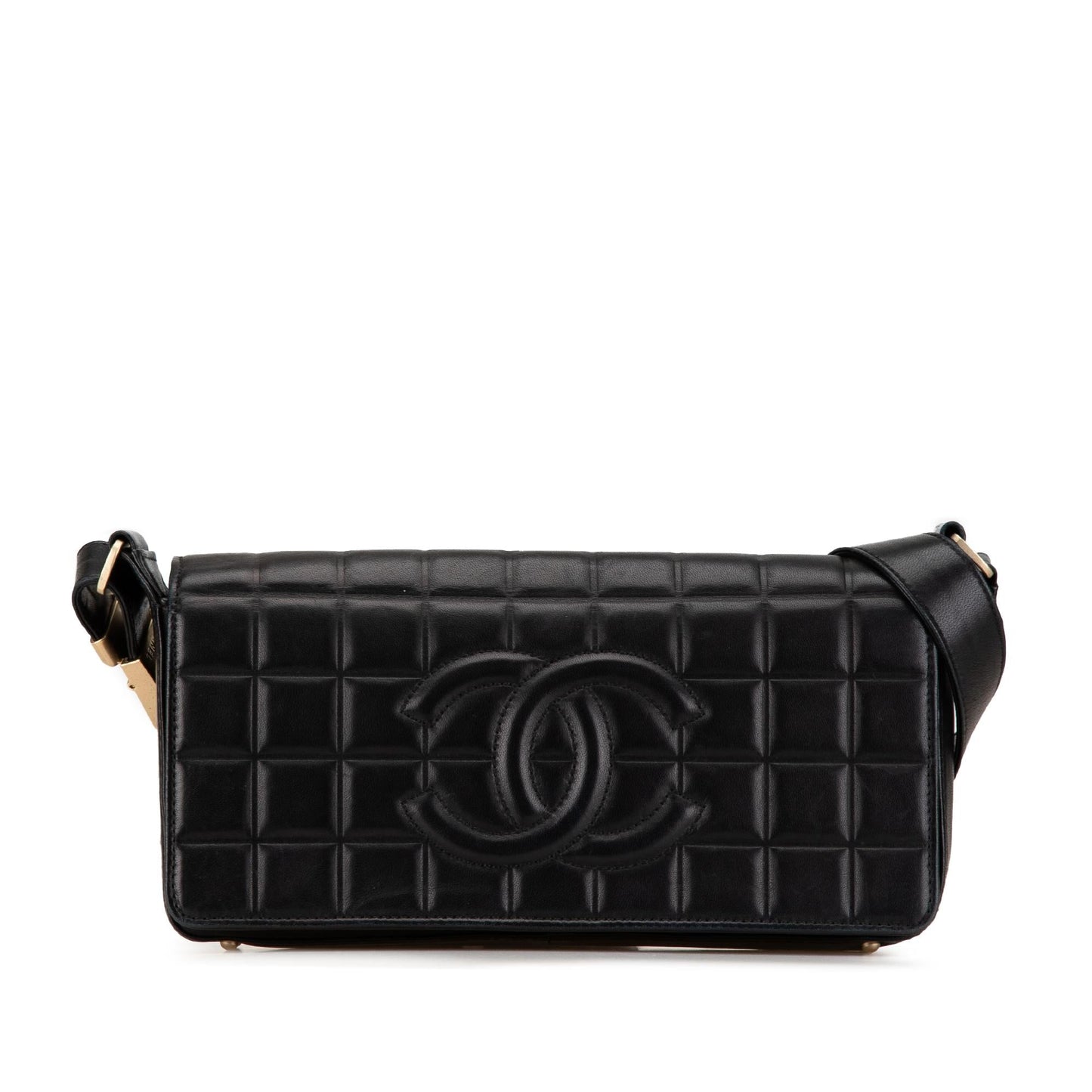Chanel CC Chocolate Bar Lambskin Flap SHG-aZpShH Handbag