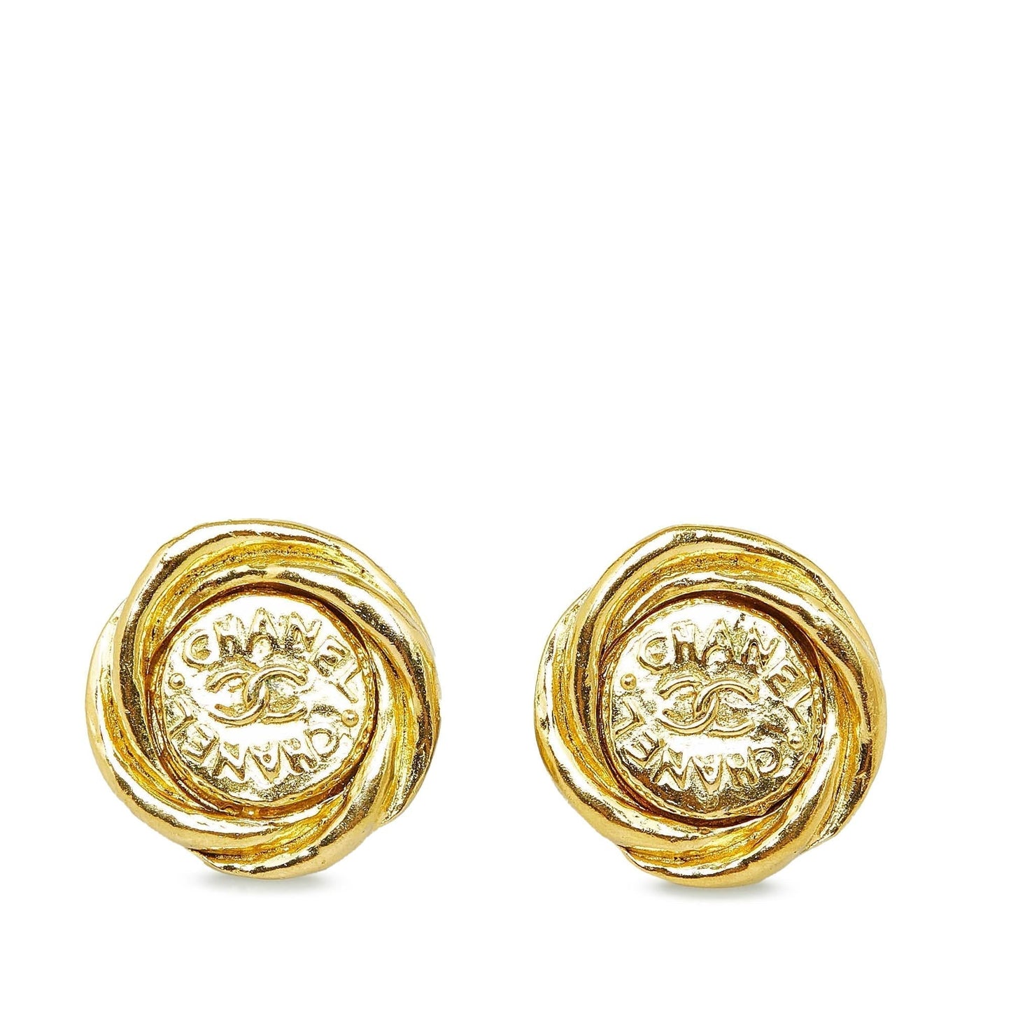 Chanel CC Clip-On Earrings (SHG-AHxbK3)