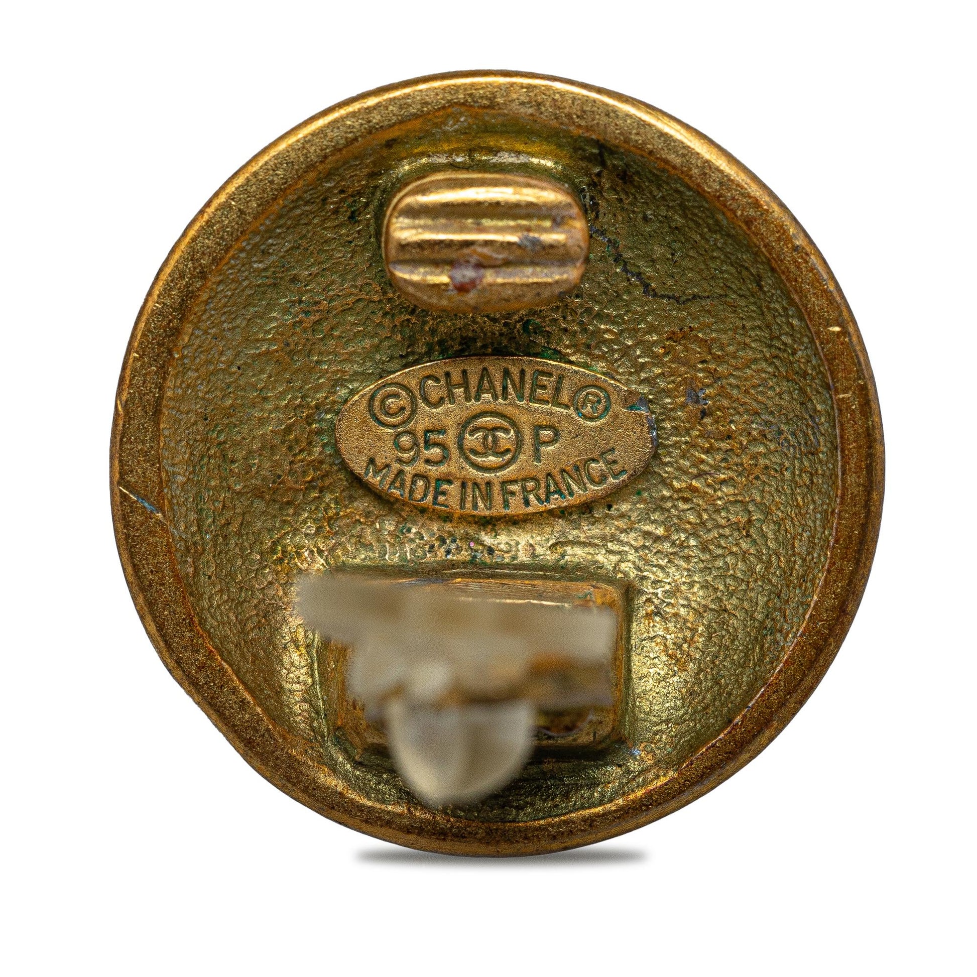 Chanel CC Clip On Earrings (SHG-W5HiAP)