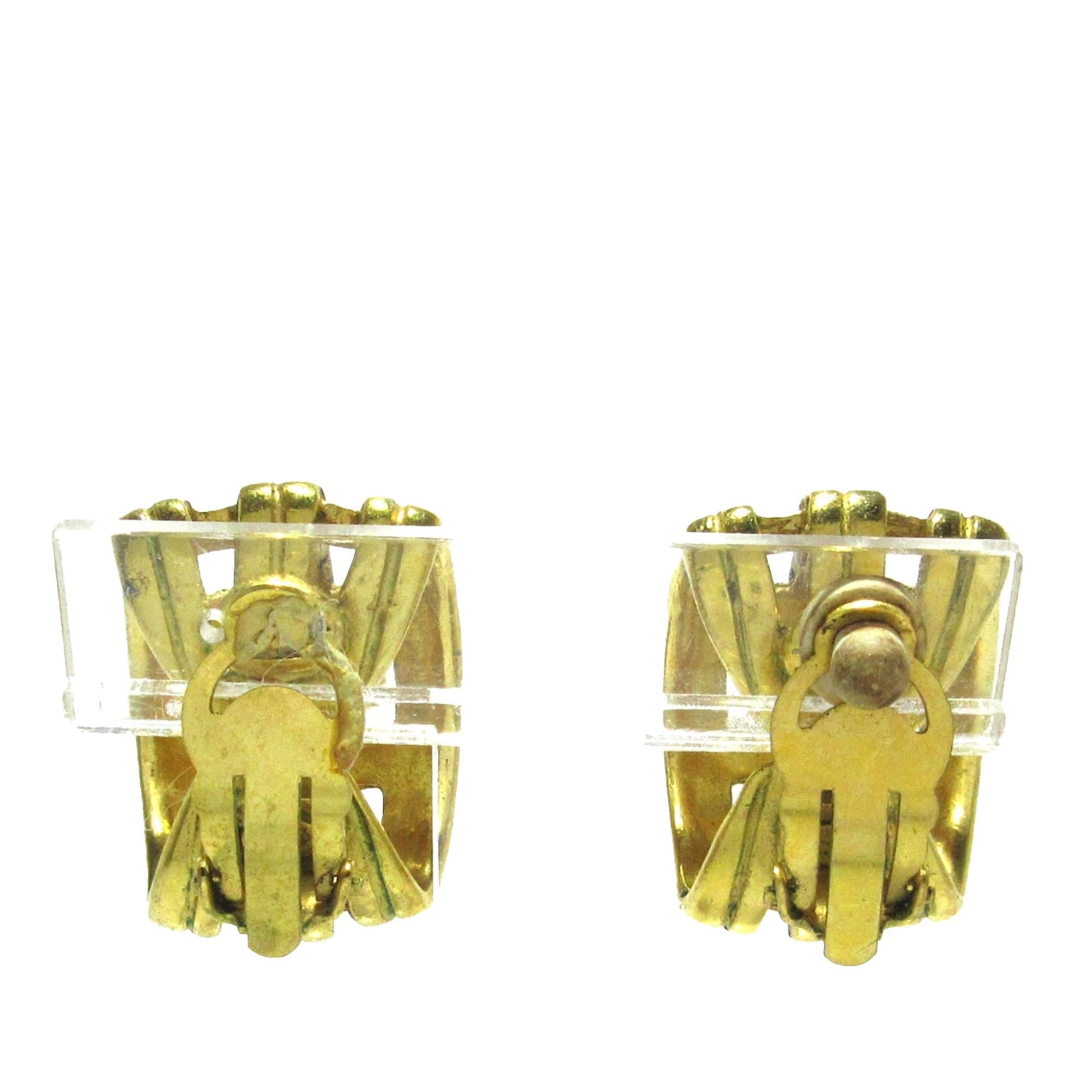 Chanel Cc Clip On Earrings (Shg-6Ntgvs)