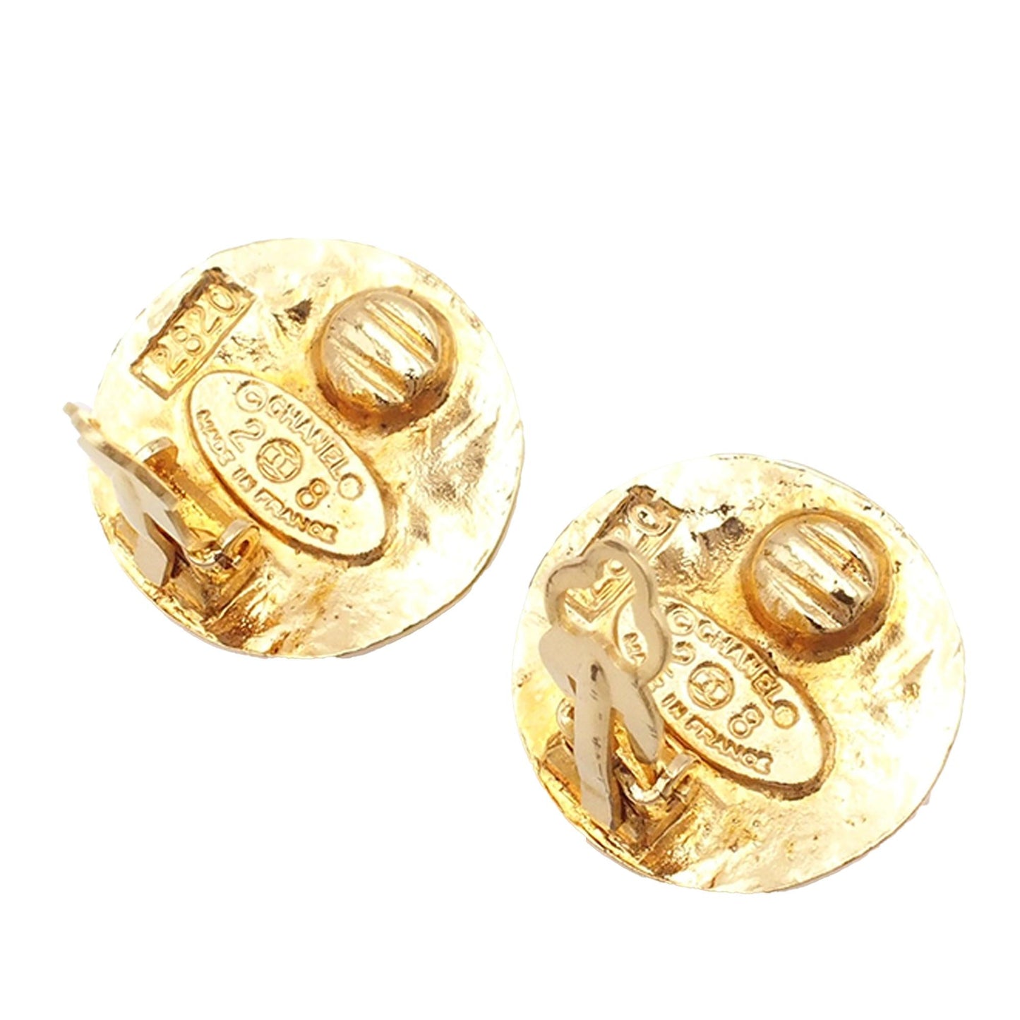 Chanel Cc Clip On Earrings (Shg-Yqna5B)