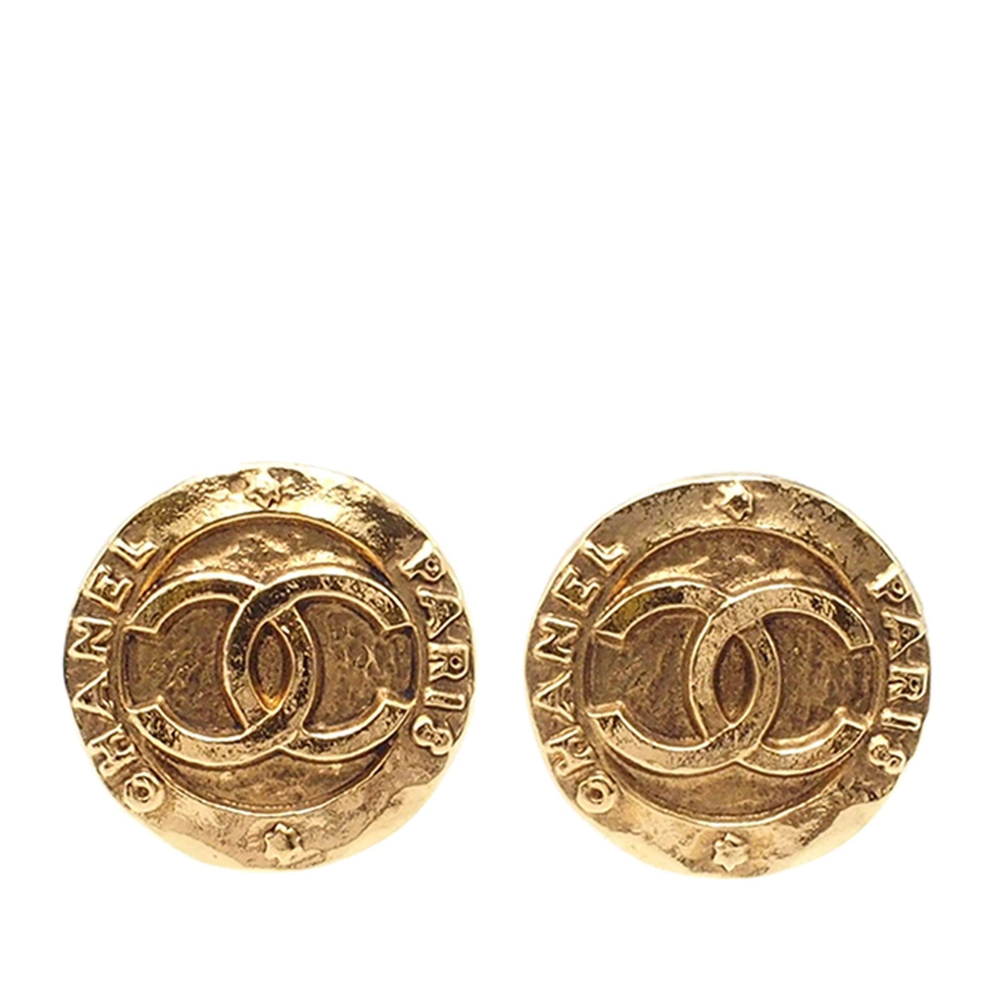 Chanel Cc Clip On Earrings (Shg-Yqna5B)