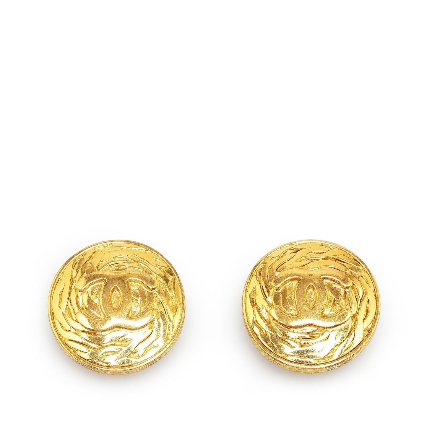 Chanel Cc Clip On Earrings (Shg-T12Sqr)