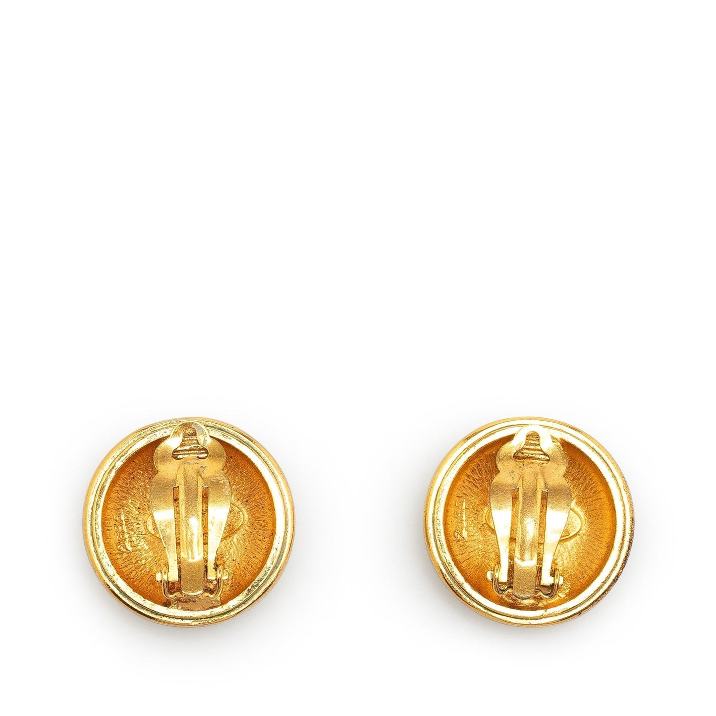 Chanel Cc Clip On Earrings (Shg-P1Sale)