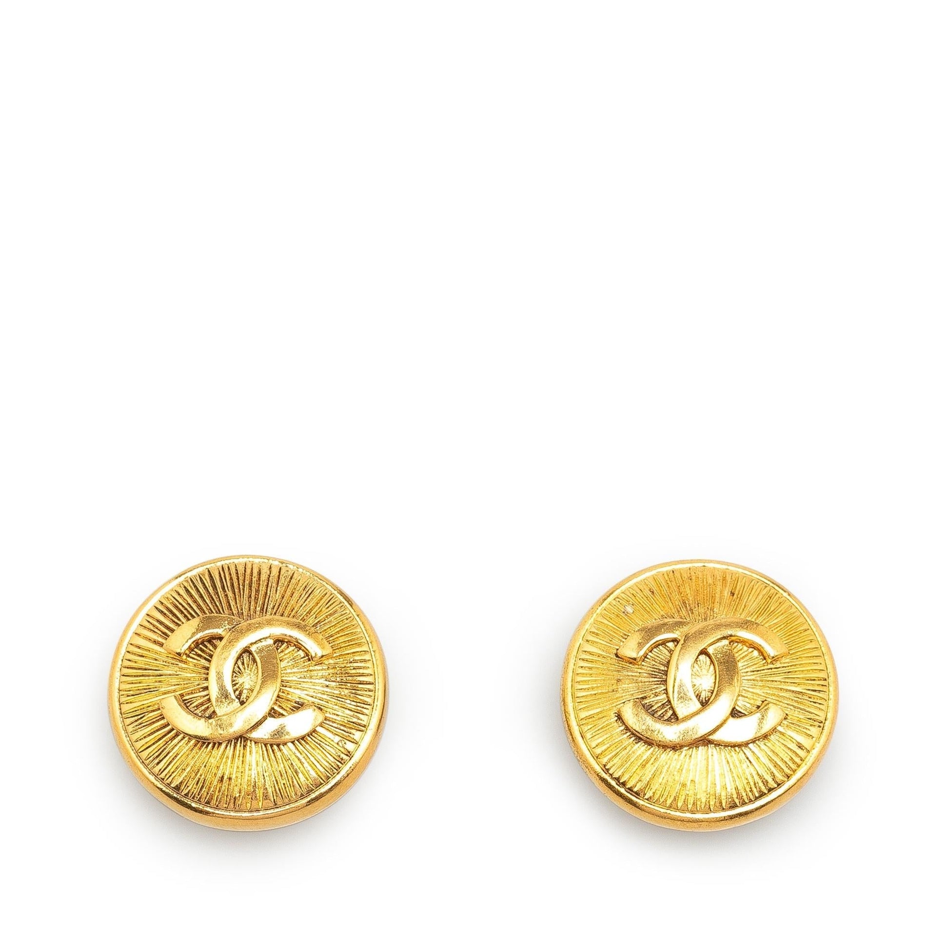 Chanel Cc Clip On Earrings (Shg-P1Sale)