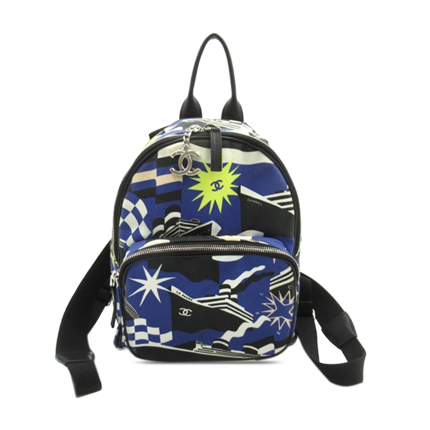 Chanel CC Cruise Print Backpack SHG-wqmXsi Canvas
