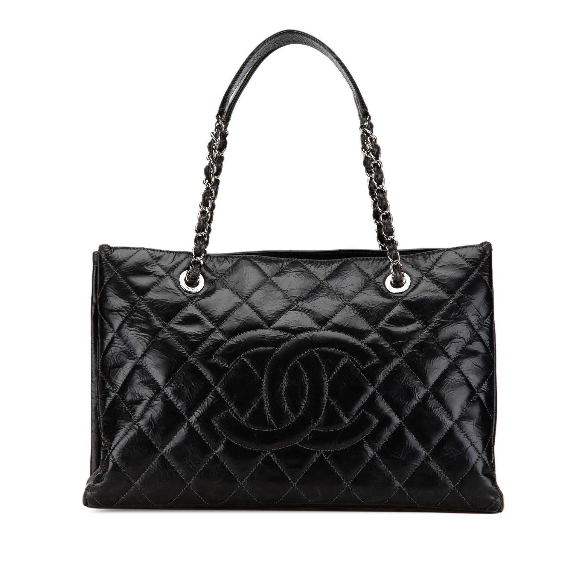 Chanel CC Crumpled Calfskin Shopping SHG-uO1fXX Tote Bag