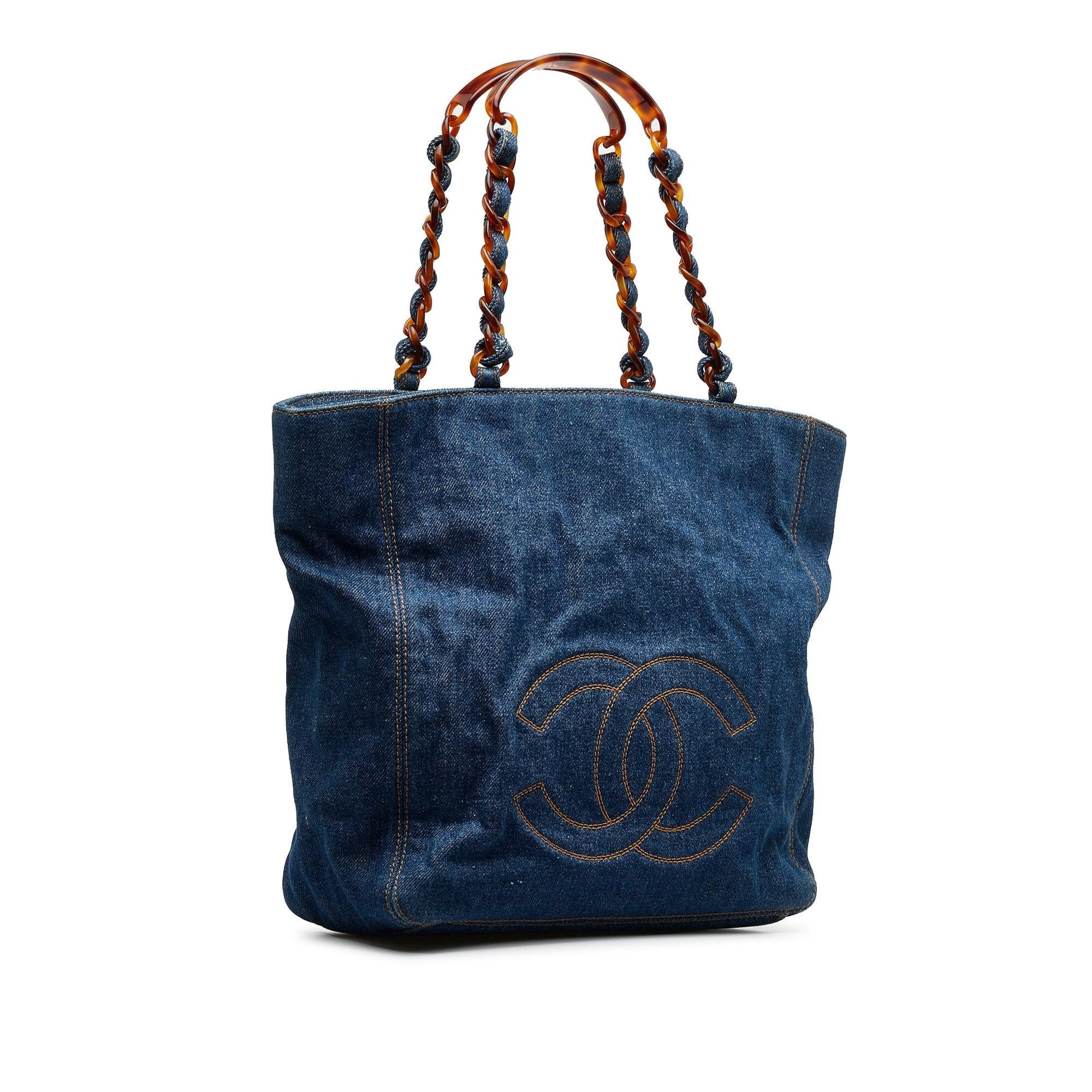 Chanel CC Denim SHG-PRLc17 Tote Bag