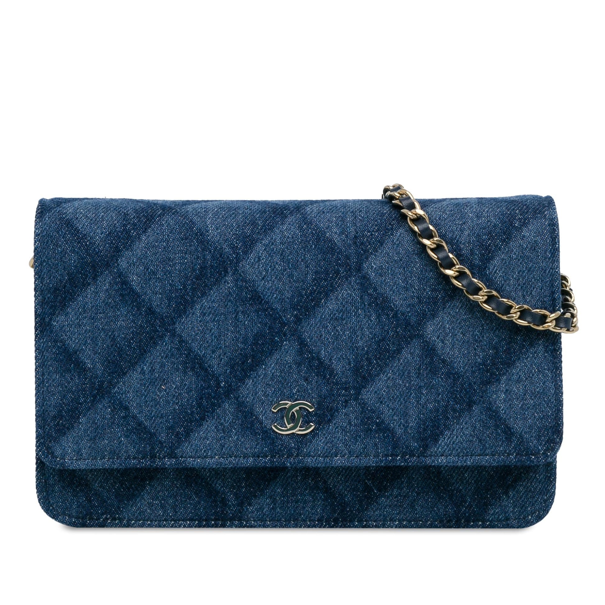 Chanel CC Denim On SHG-tRgZBv Wallet Case