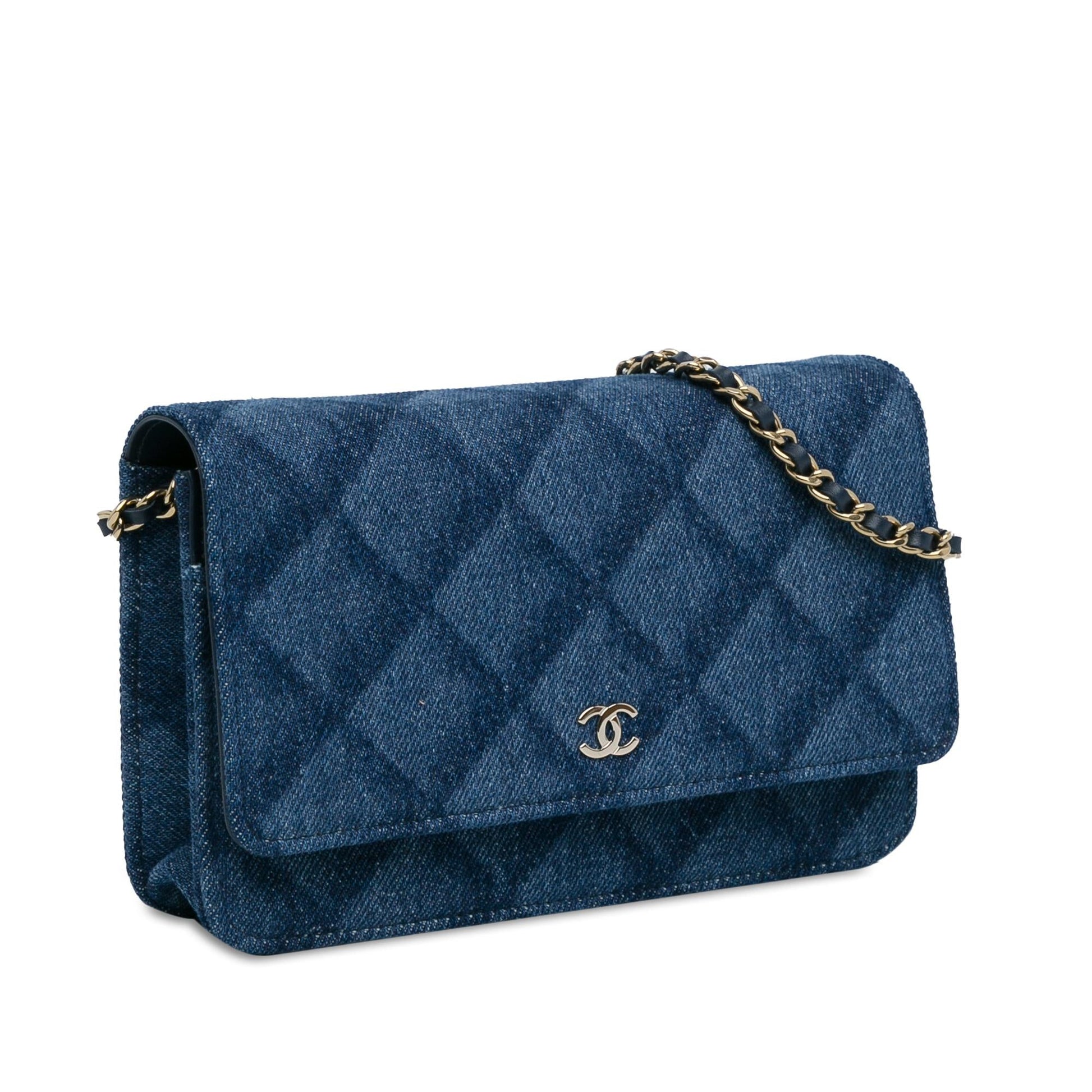 Chanel CC Denim On SHG-tRgZBv Wallet Case