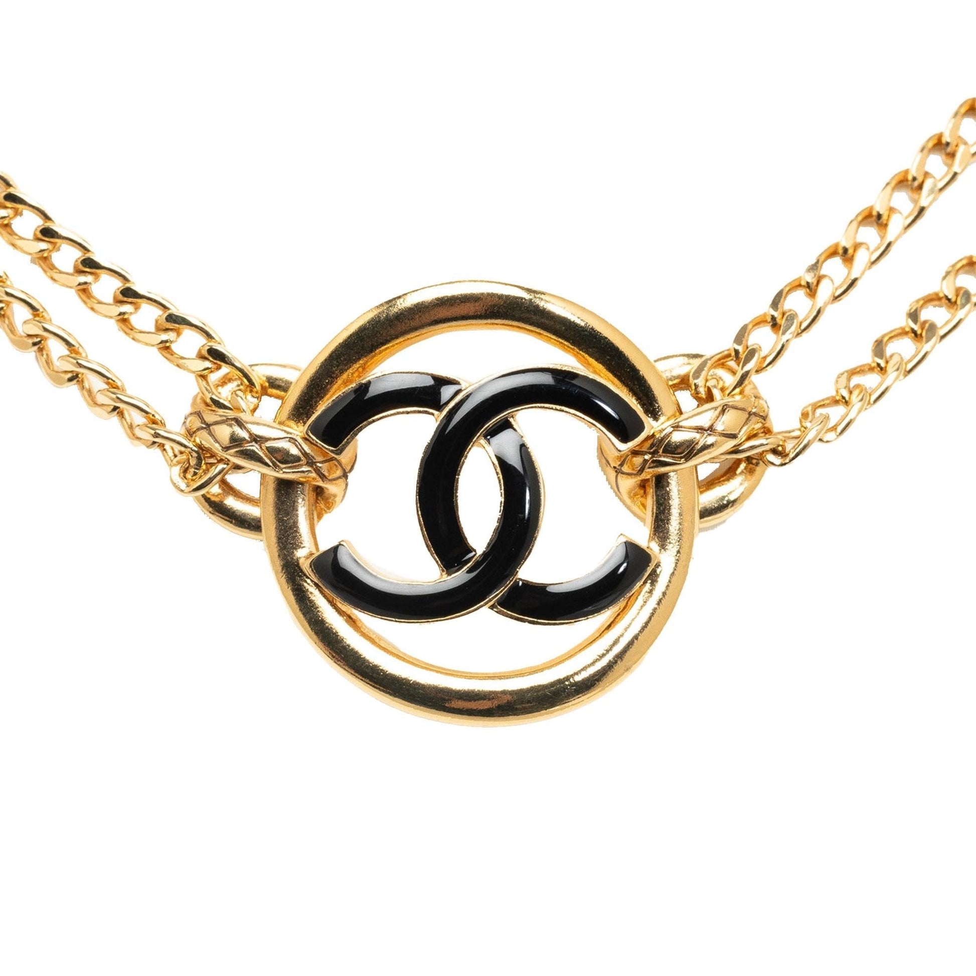 Chanel Cc Double Chain Choker (Shg-795Mzd) Bag