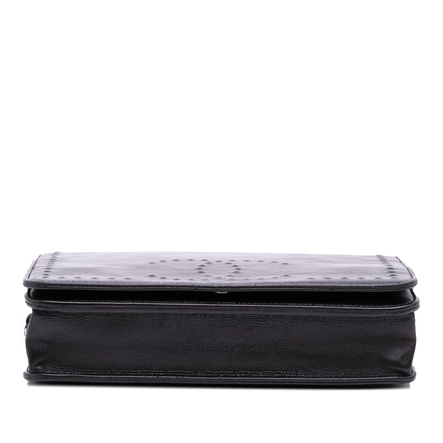 Chanel CC Embossed Lambskin on Wallet Case Chain 1
