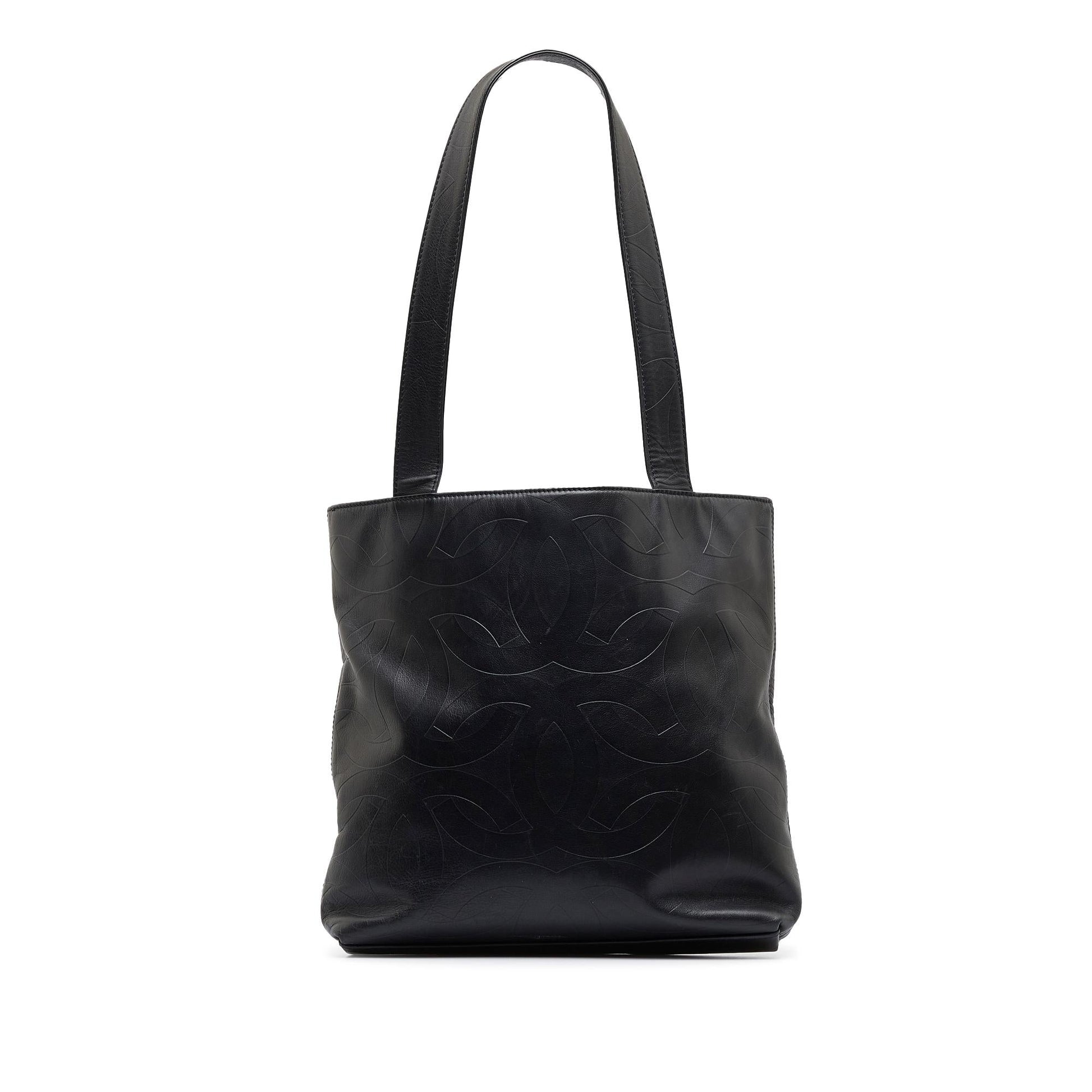 Chanel CC Embossed SHG-qn54cb Leather Tote Bag