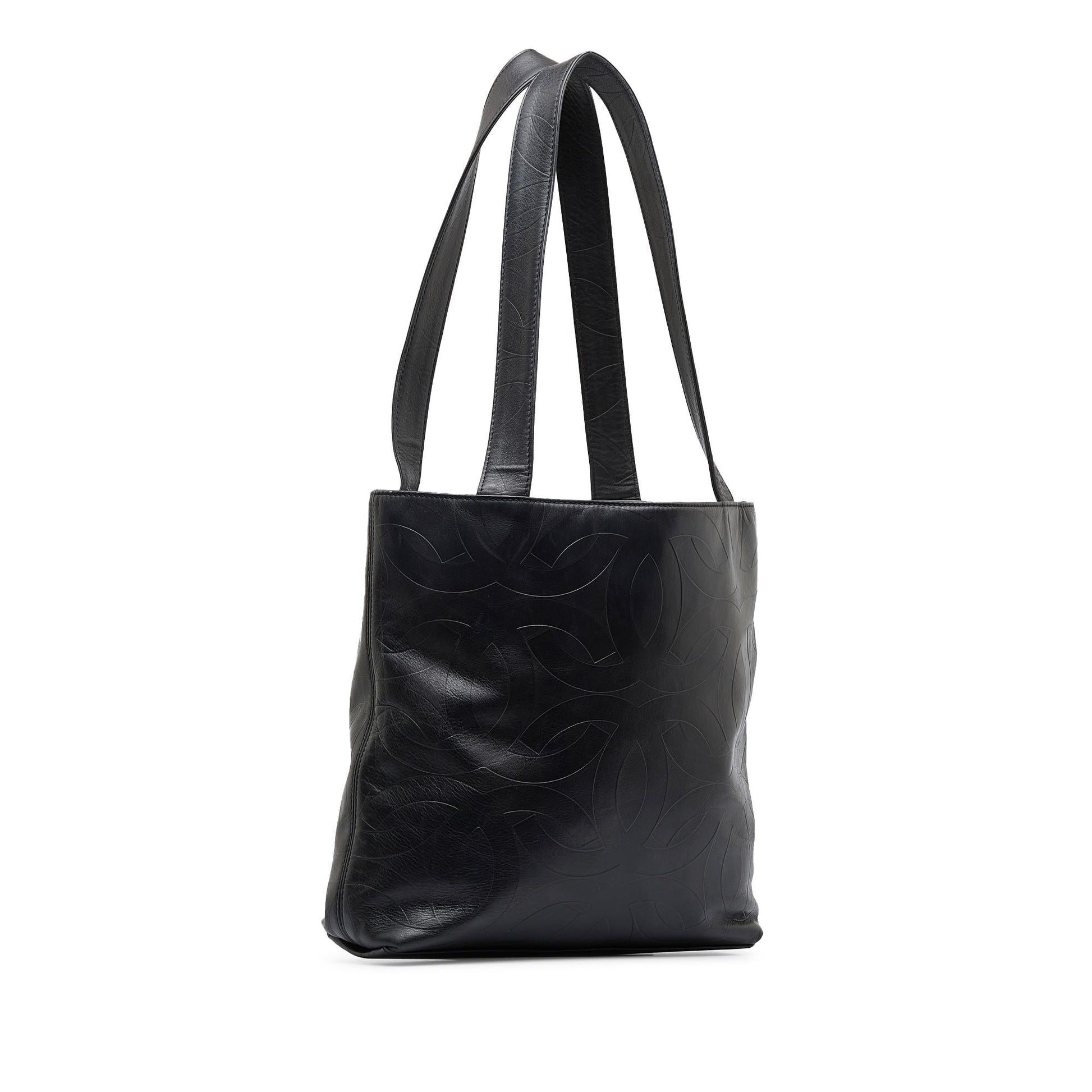 Chanel CC Embossed SHG-qn54cb Leather Tote Bag