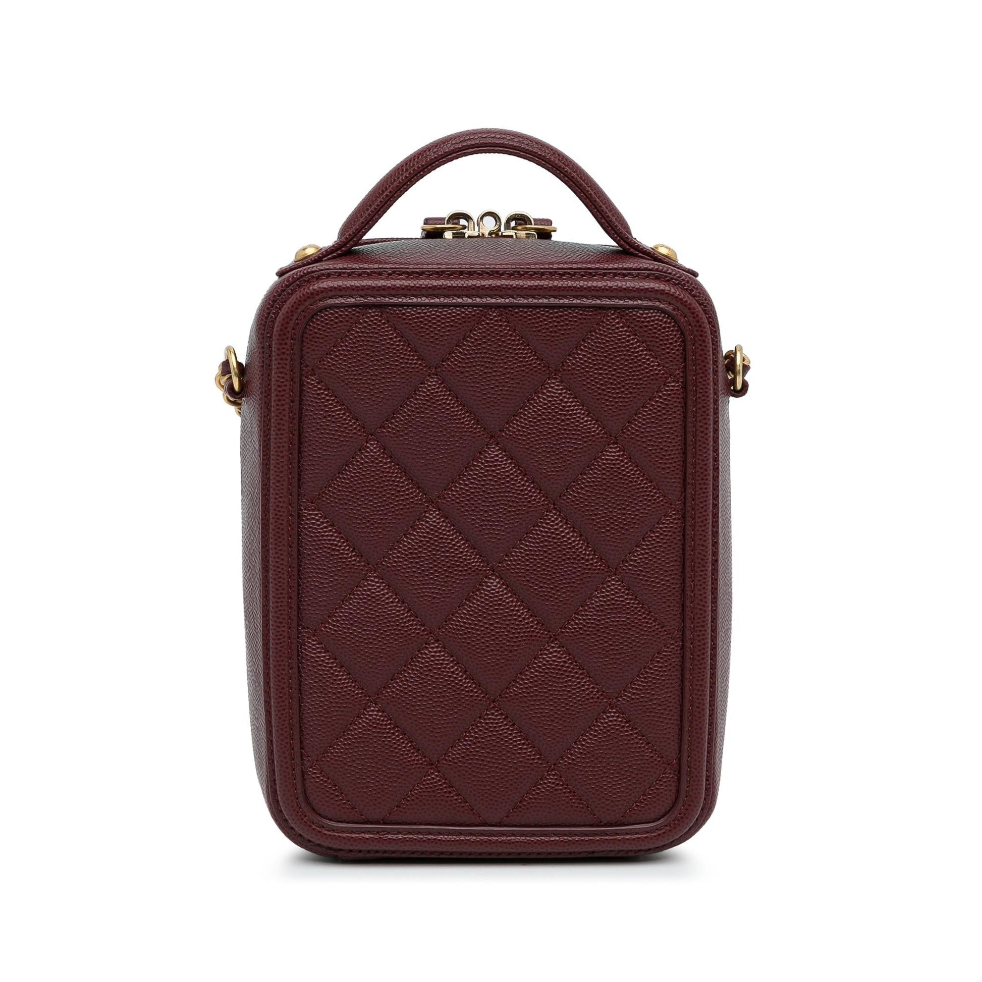 Chanel CC Filigree Caviar Vanity SHG-wa4iNZ Handbag