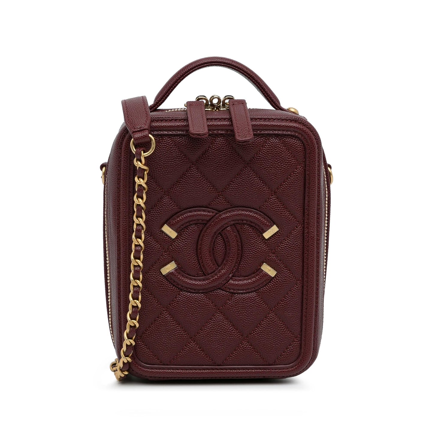 Chanel CC Filigree Caviar Vanity SHG-wa4iNZ Handbag