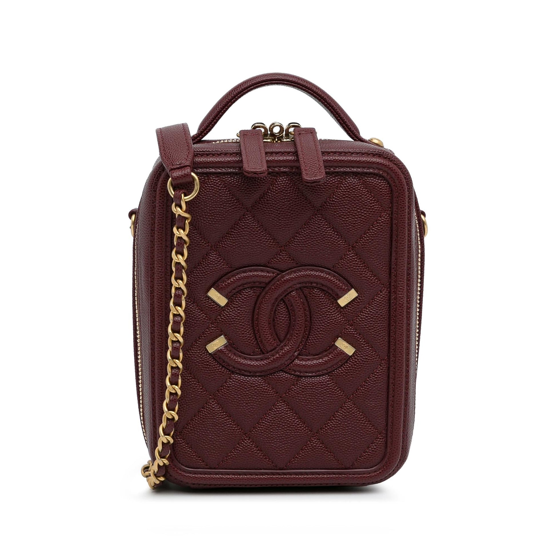 Chanel CC Filigree Caviar Vanity SHG-wa4iNZ Handbag
