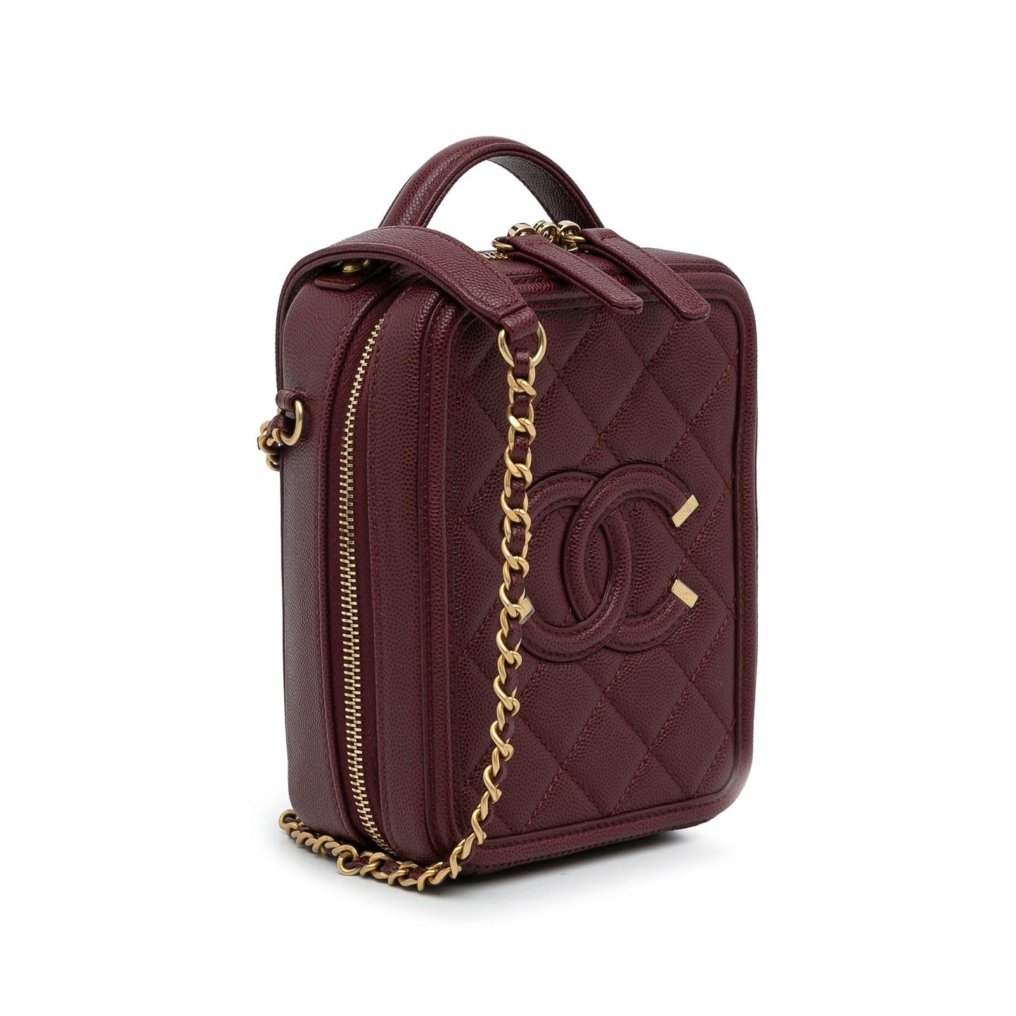Chanel CC Filigree Caviar Vanity SHG-wa4iNZ Handbag