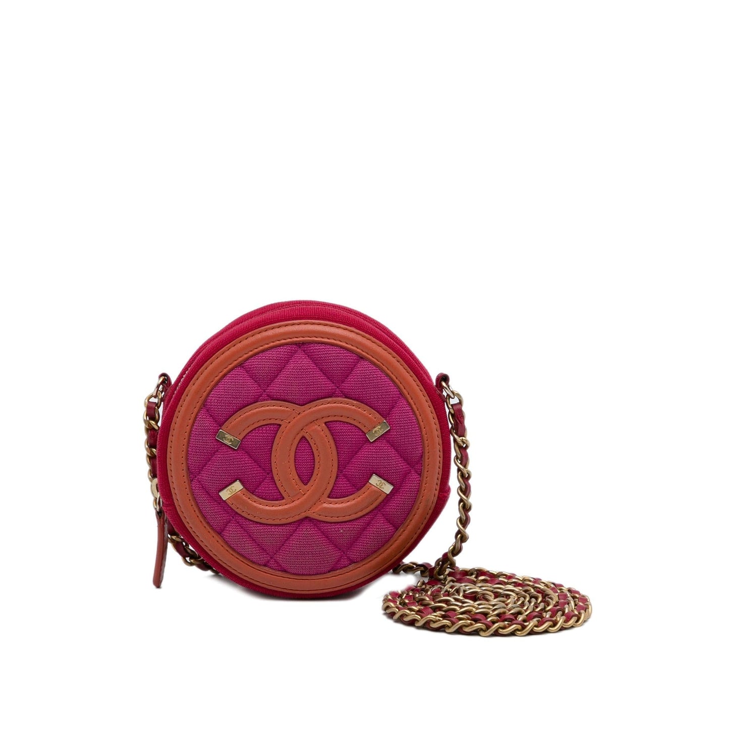 Chanel CC Filigree Jersey SHG-ayanHz Crossbody Bag
