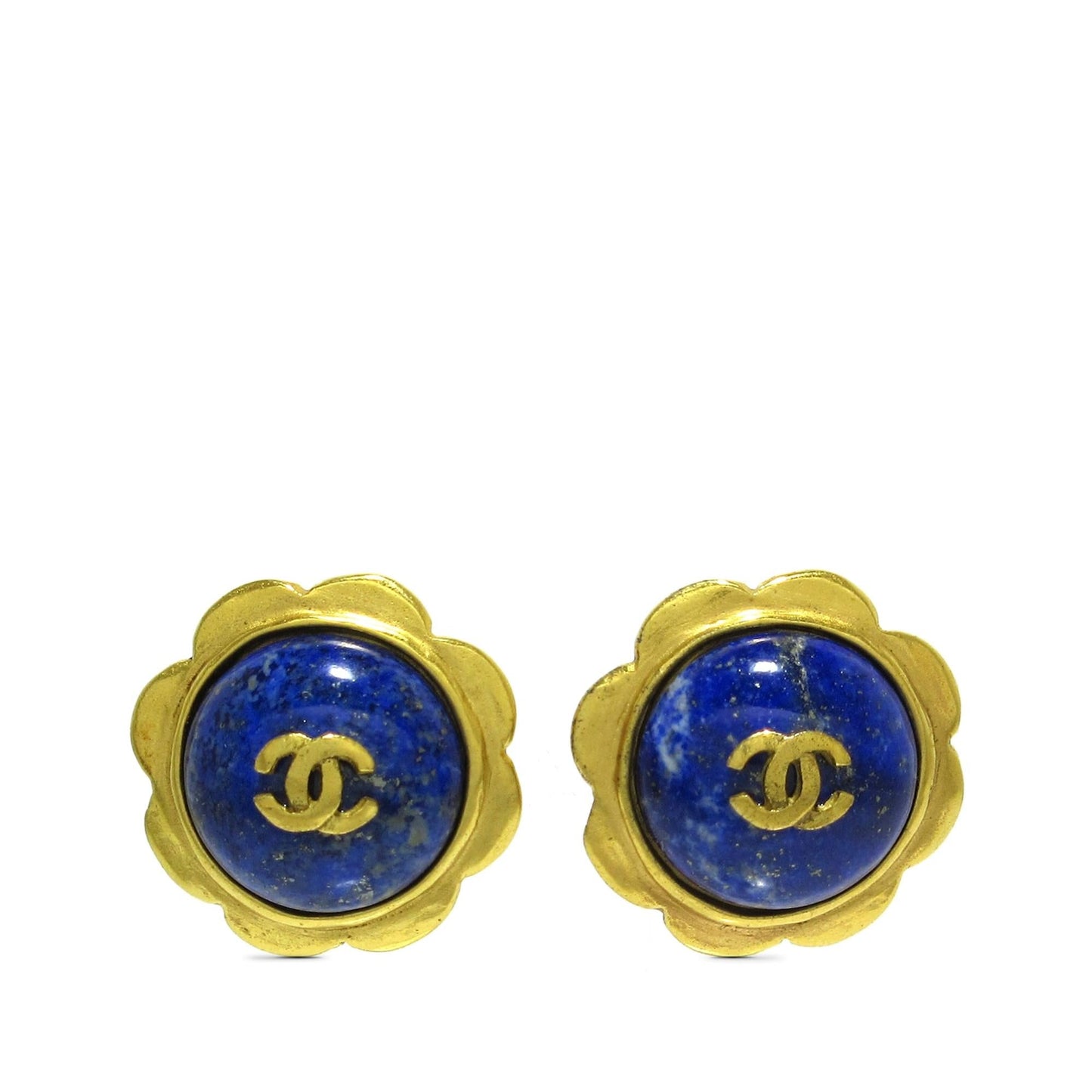 Chanel Cc Flower Clip On Earrings (Shg-Zwq8Zh)