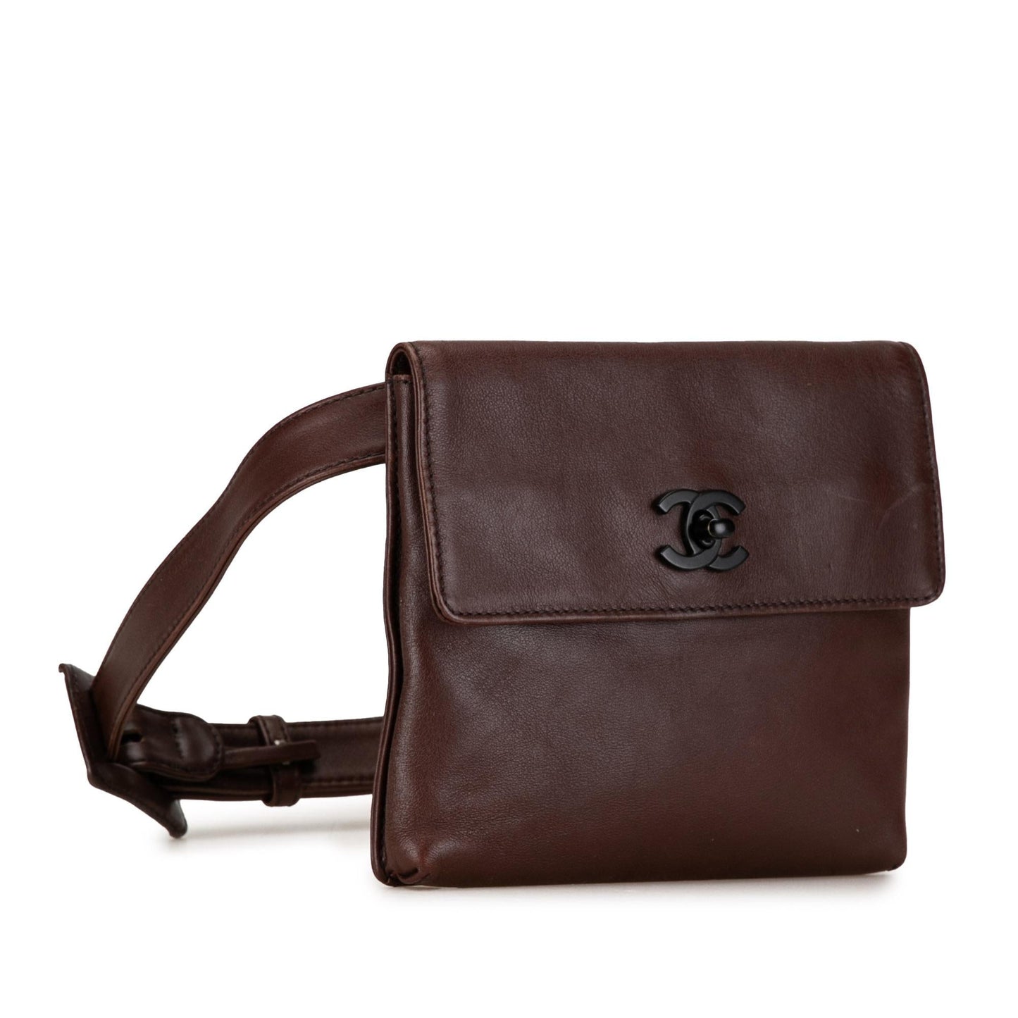 Chanel CC Lambskin Belt SHG-sTx836