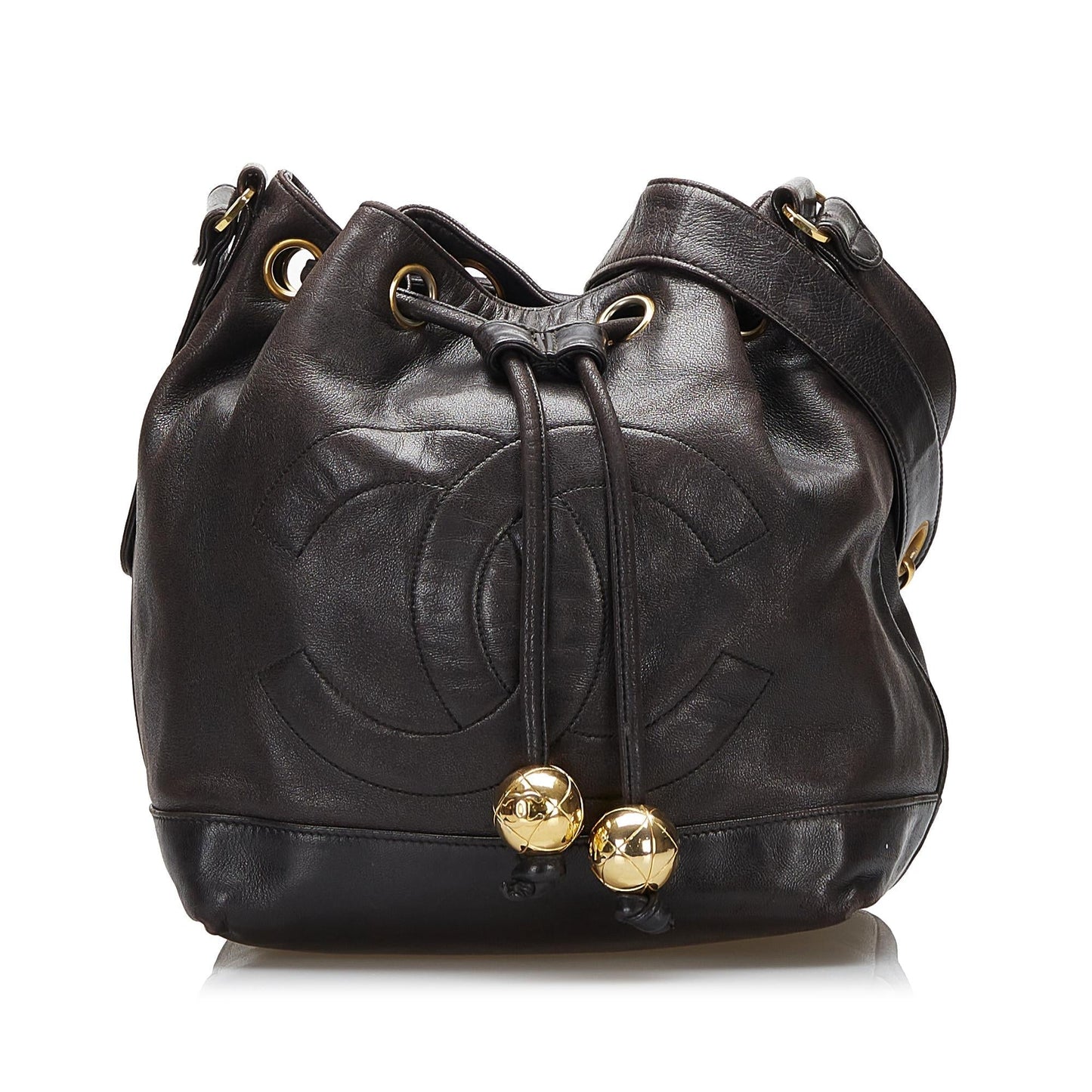 Chanel CC Lambskin Bucket SHG-dGz2wV Bucket Bag