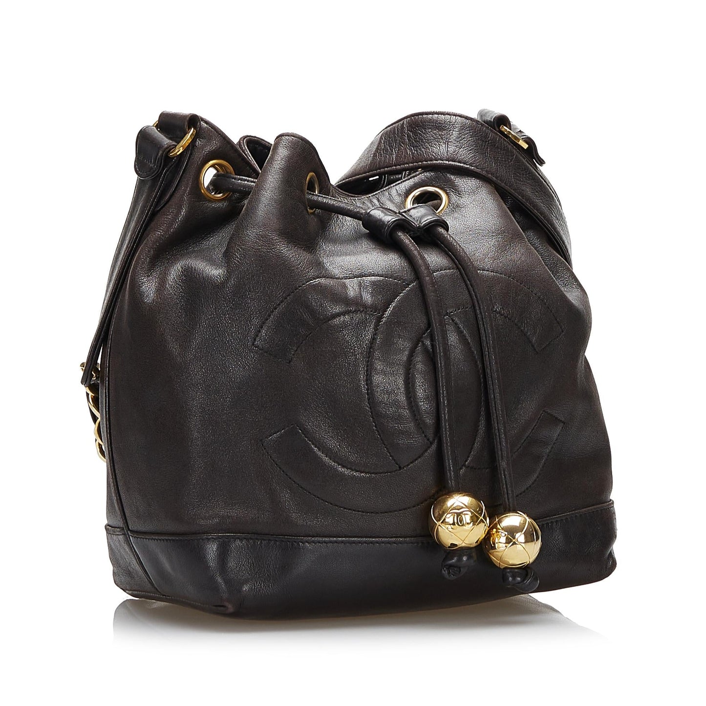 Chanel CC Lambskin Bucket SHG-dGz2wV Bucket Bag