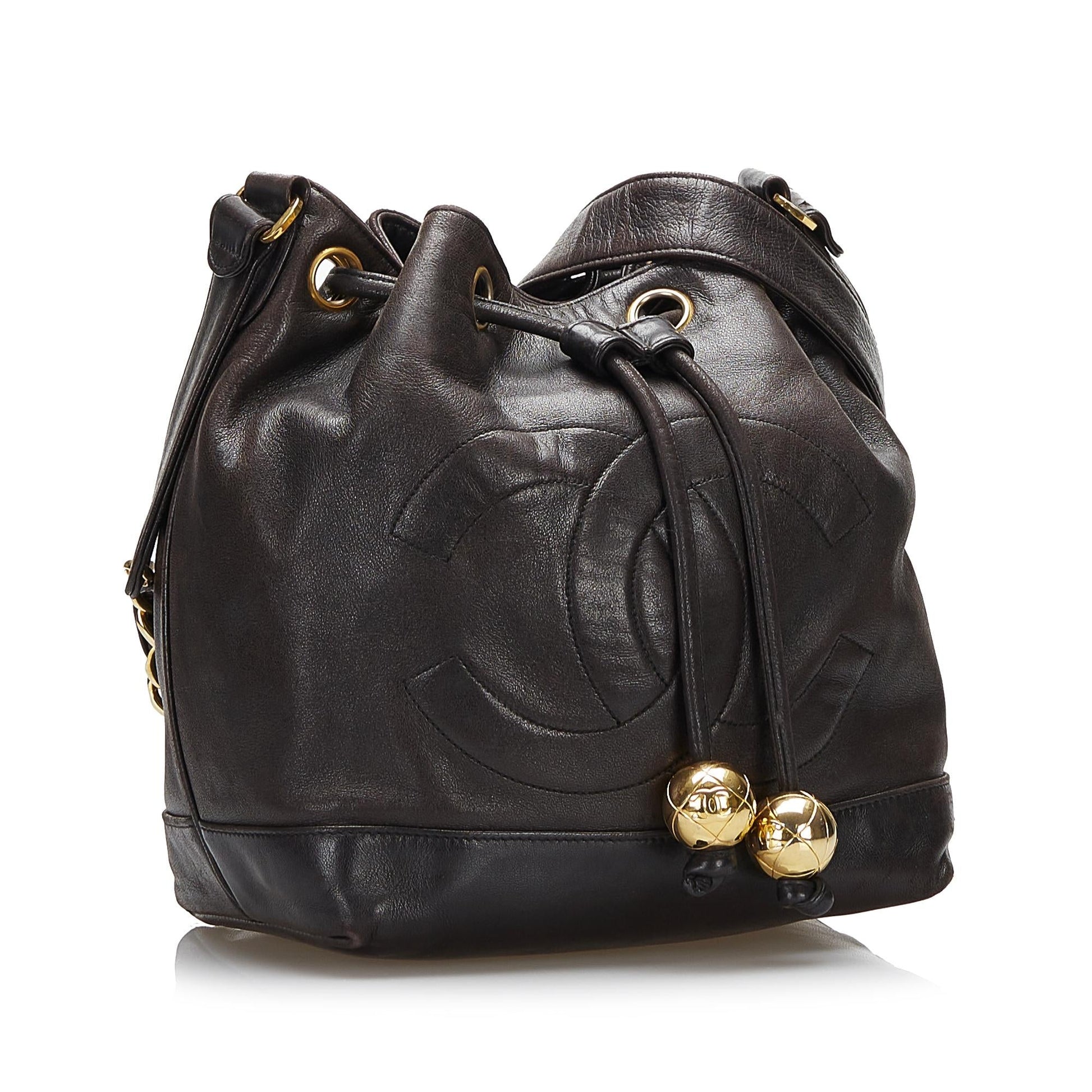 Chanel CC Lambskin Bucket SHG-dGz2wV Bucket Bag