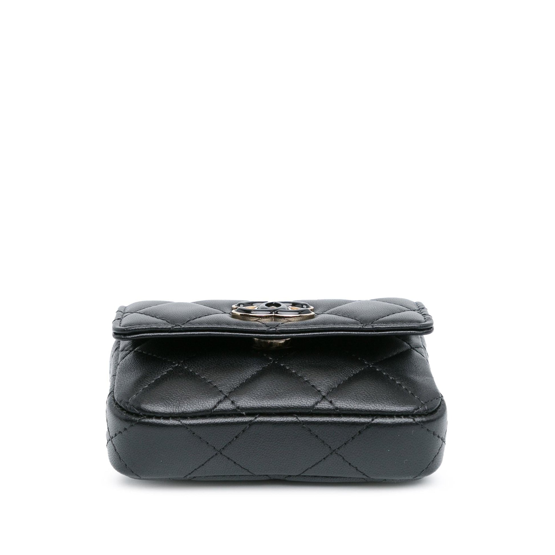 Chanel CC Lambskin Card Holder On SHG-OR7dwk Wallet Case