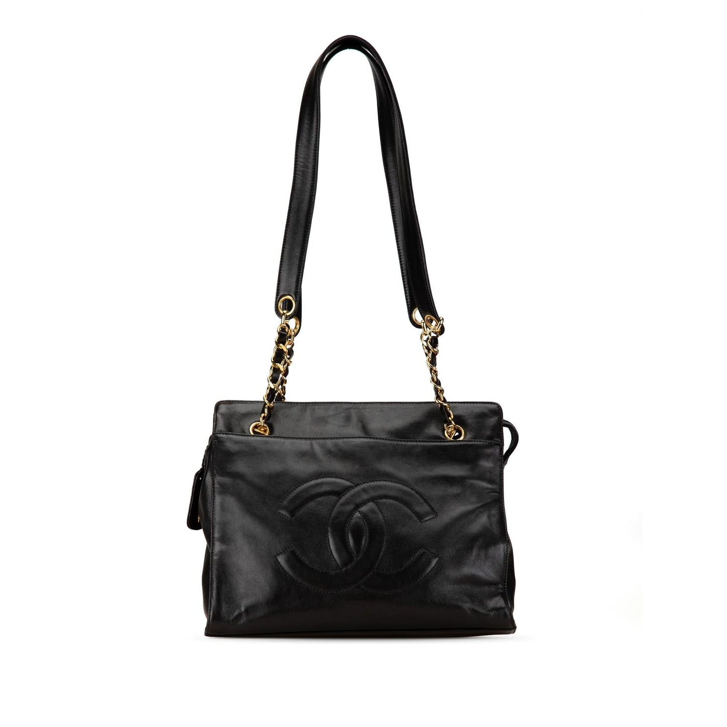 Chanel CC Lambskin SHG-1z47sq Tote Bag