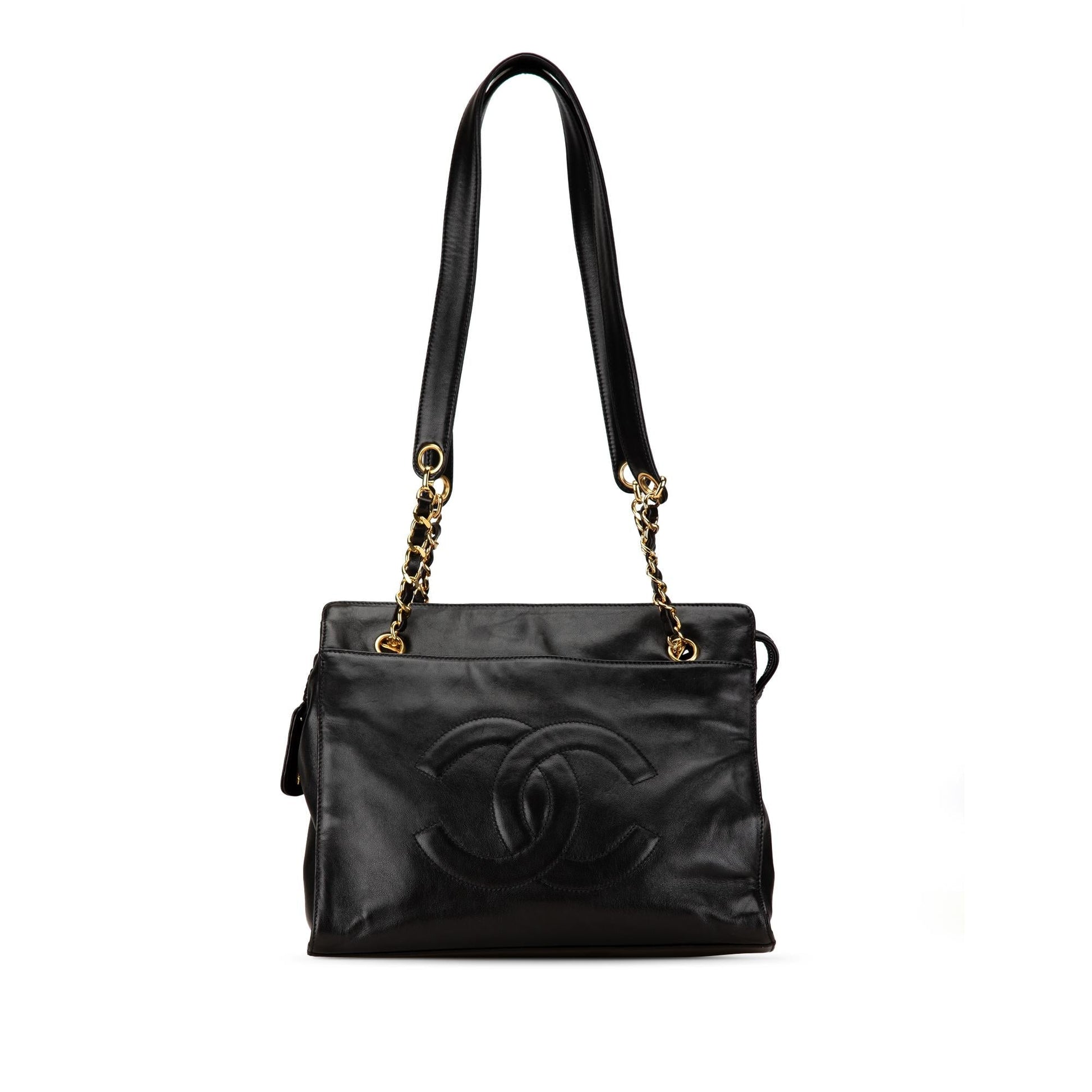Chanel CC Lambskin SHG-1z47sq Tote Bag