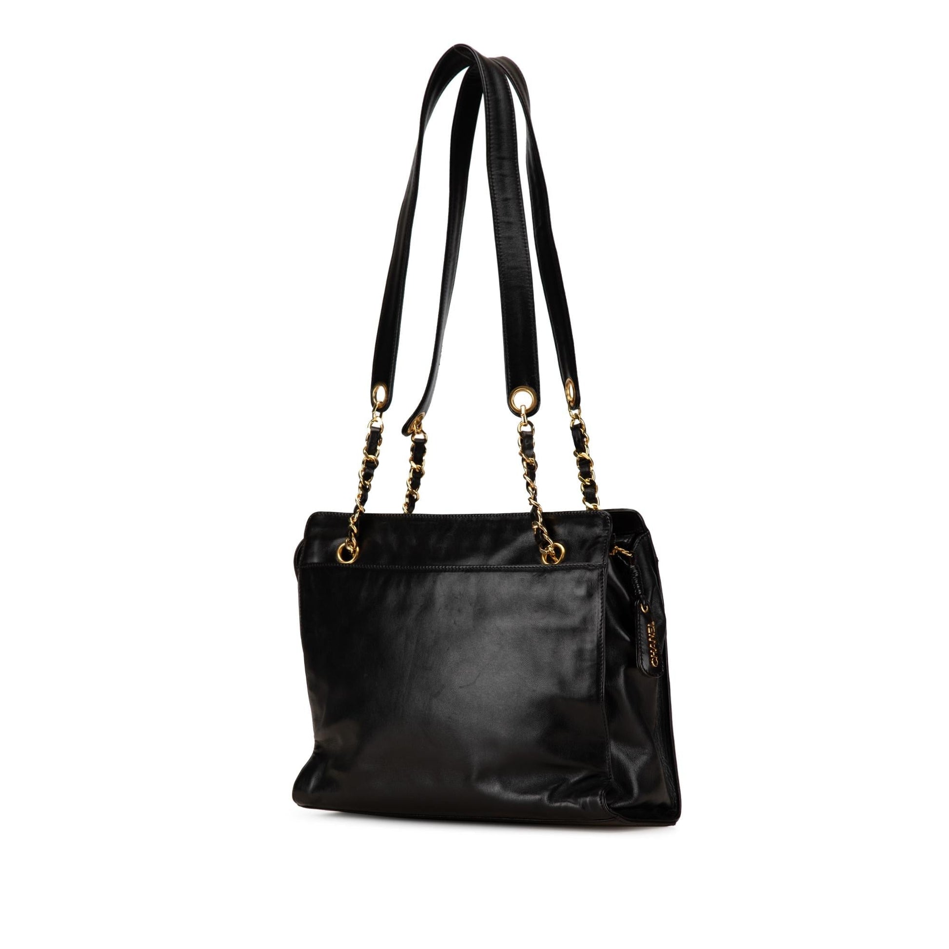 Chanel CC Lambskin SHG-1z47sq Tote Bag