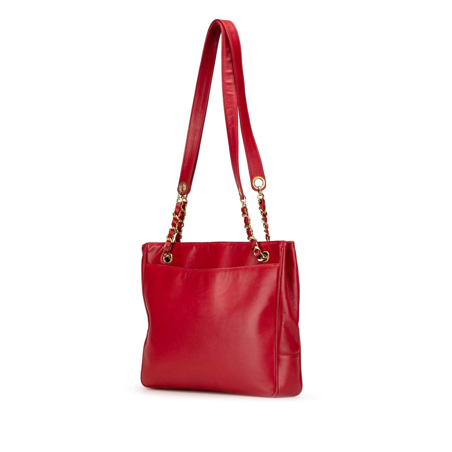 Chanel CC Lambskin Tote Bag Shg 60Sefo