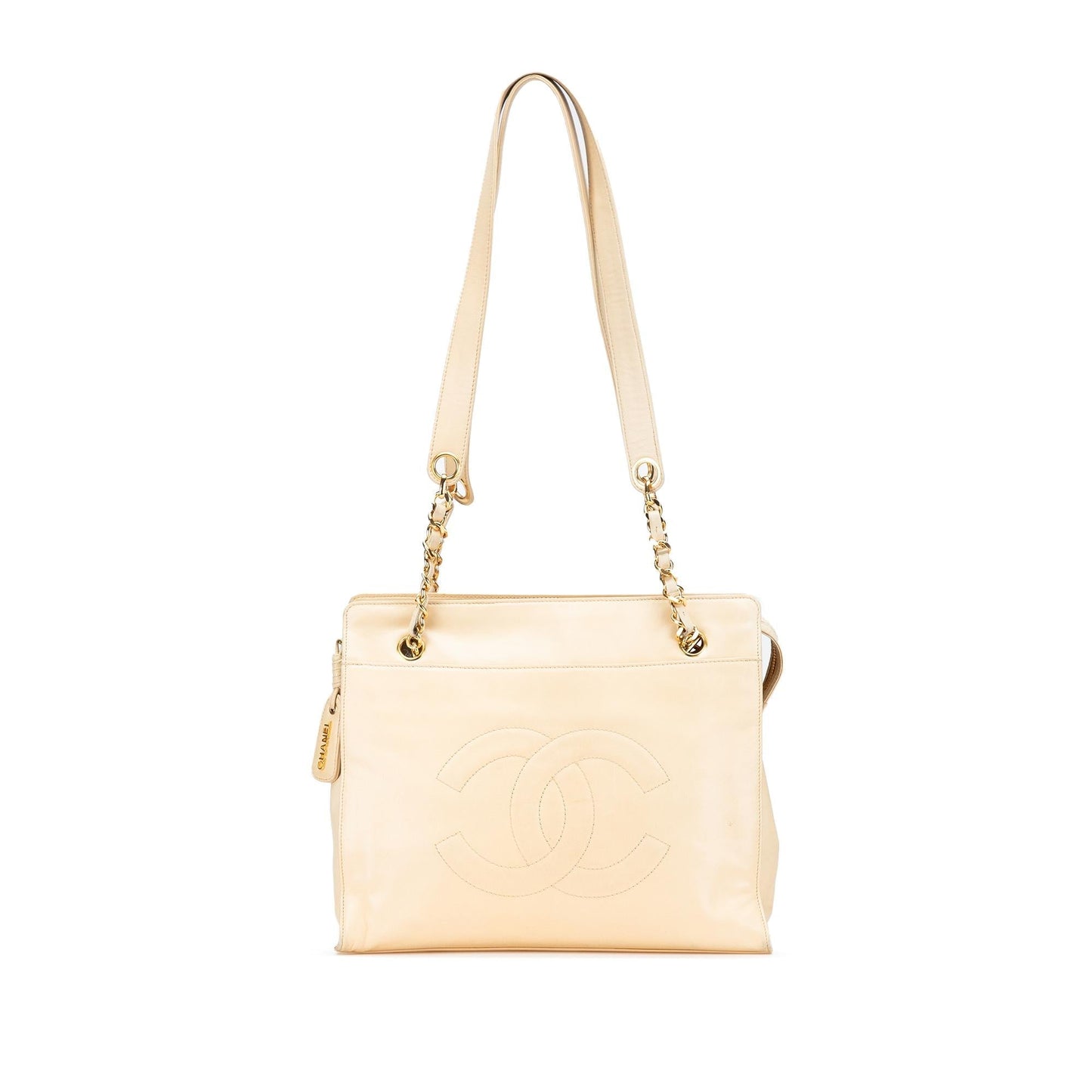 Chanel CC Lambskin Tote Bag Tote 2