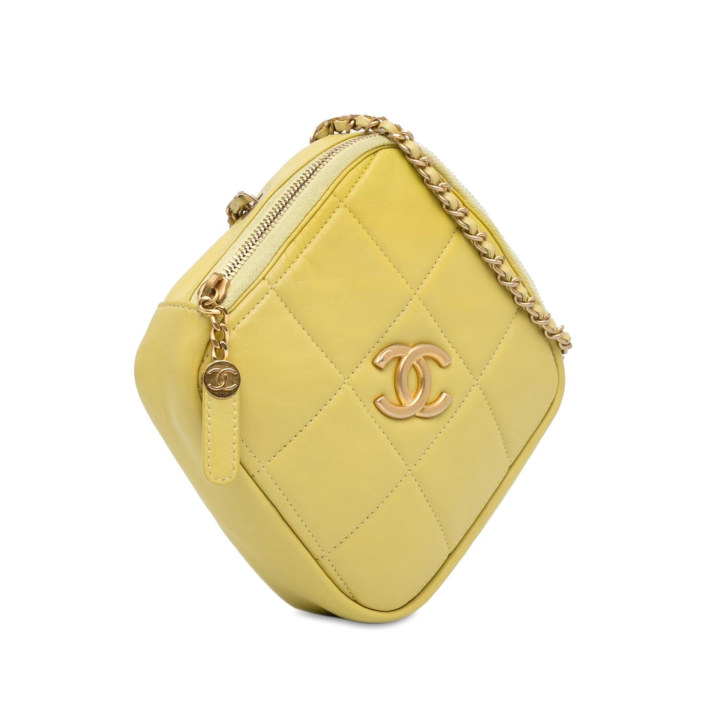 Chanel CC Lambskin Diamond SHG-I7p00r Clutch Bag