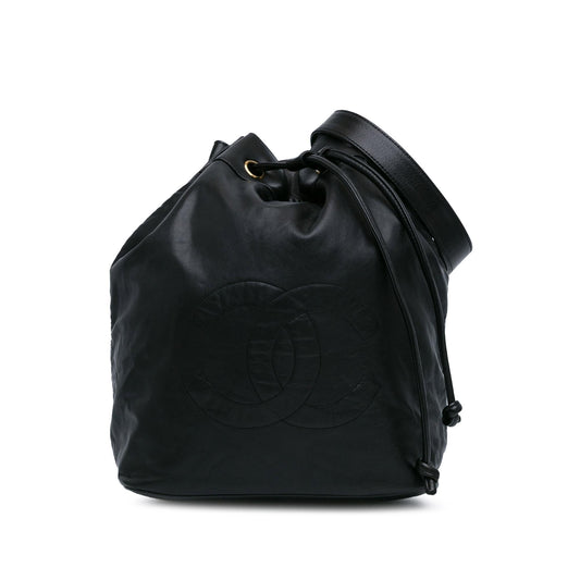 Chanel CC Lambskin Drawstring Sling Backpack SHG-SPiSxt Jewelry