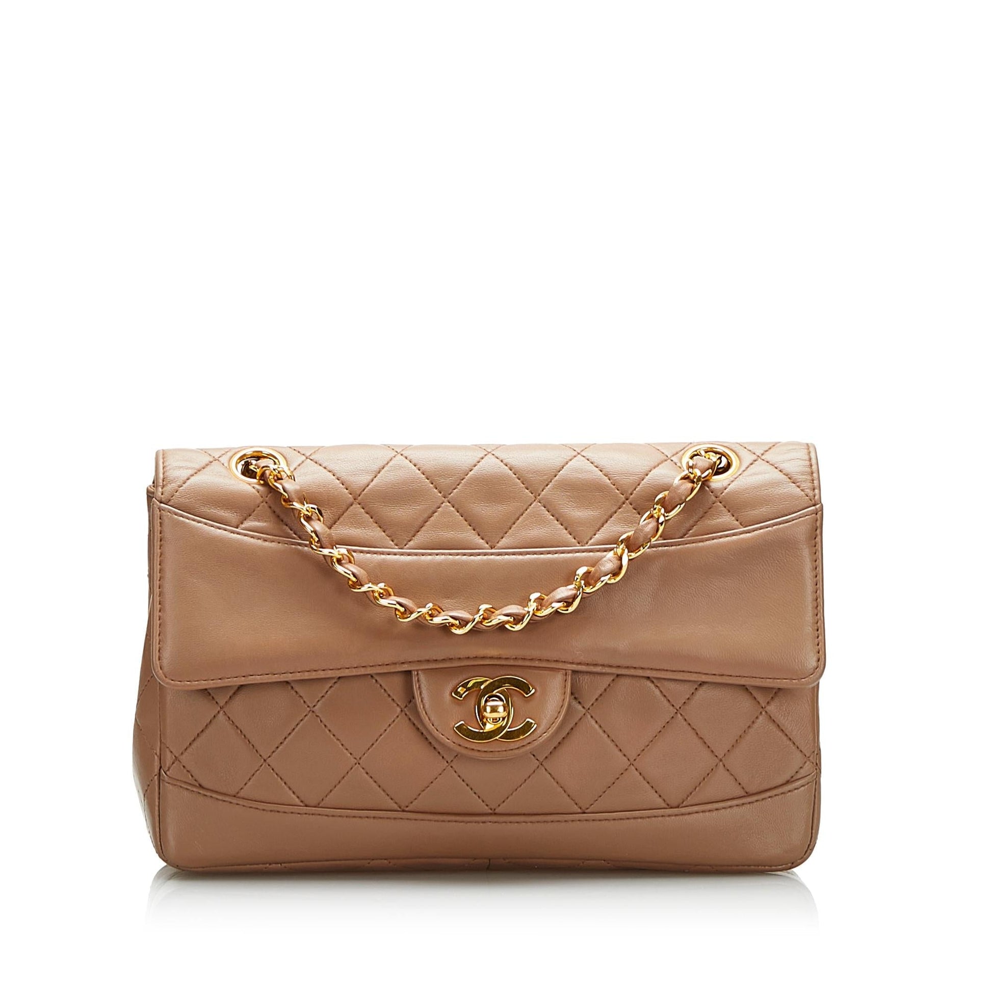 Chanel CC Lambskin Flap SHG-arKGxI Leather Shoulder Bag
