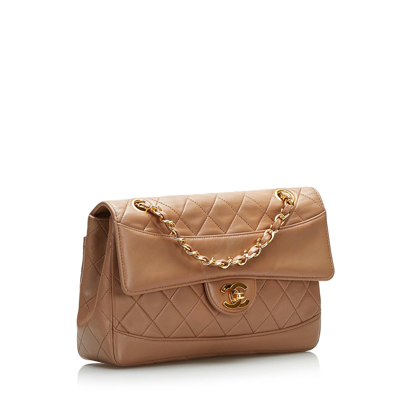 Chanel CC Lambskin Flap SHG-arKGxI Leather Shoulder Bag