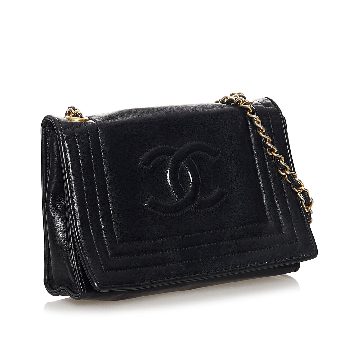 Chanel CC Lambskin SHG Leather Shoulder Bag