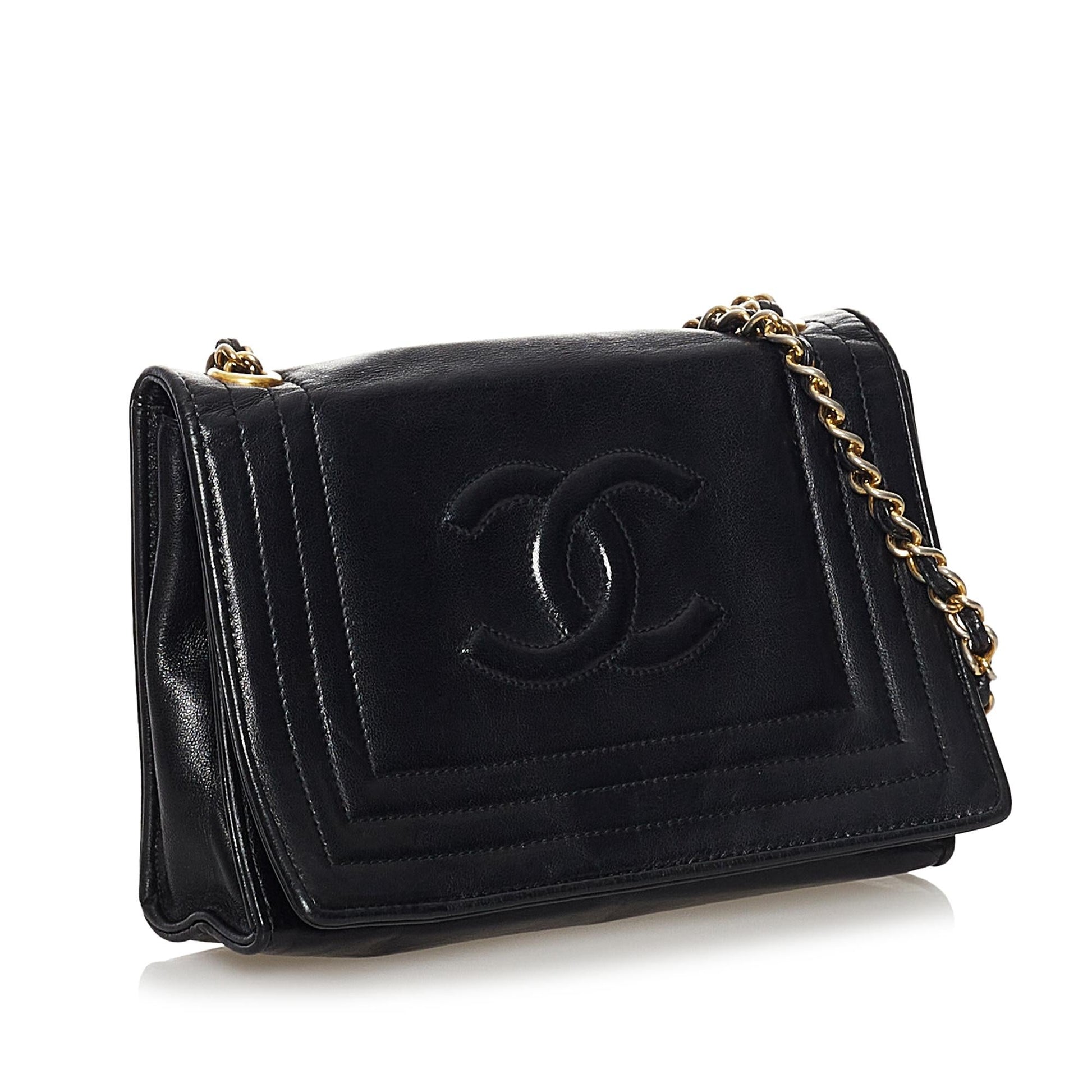 Chanel CC Lambskin SHG Leather Shoulder Bag