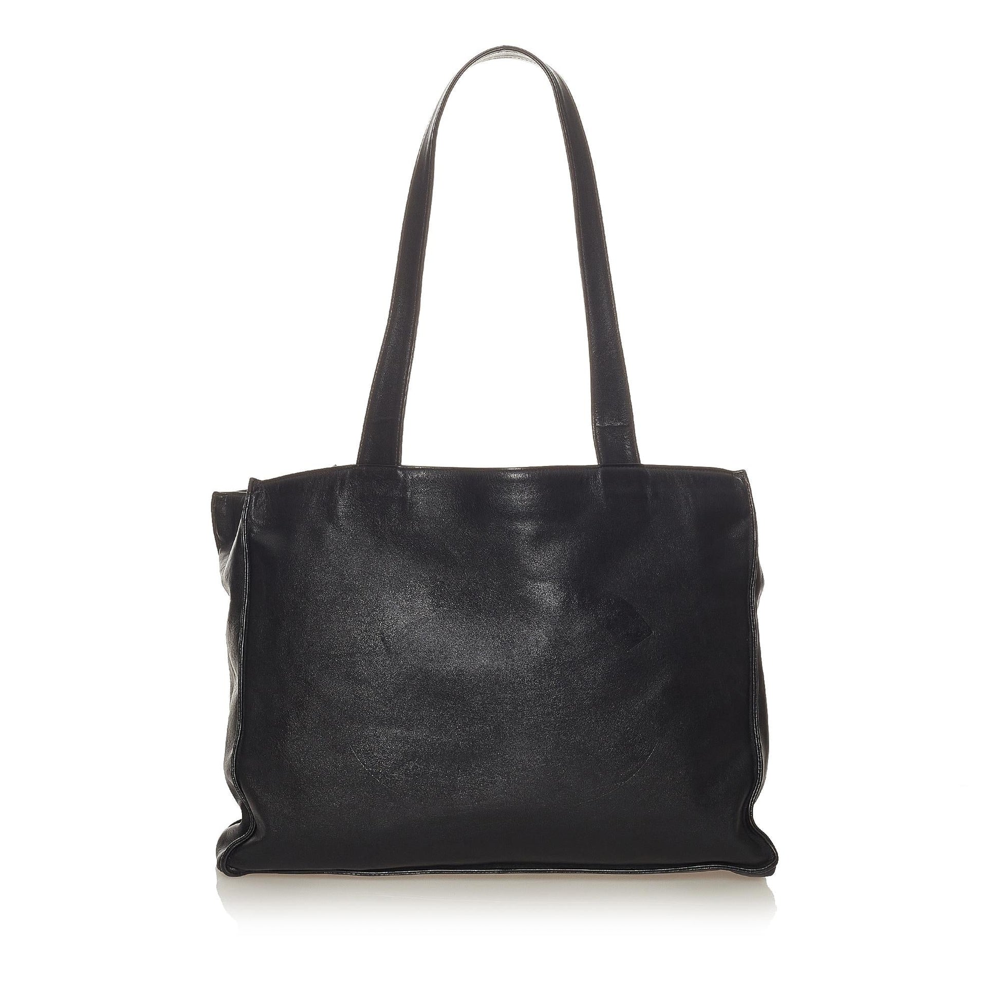 Chanel CC Lambskin SHG Leather Tote Bag