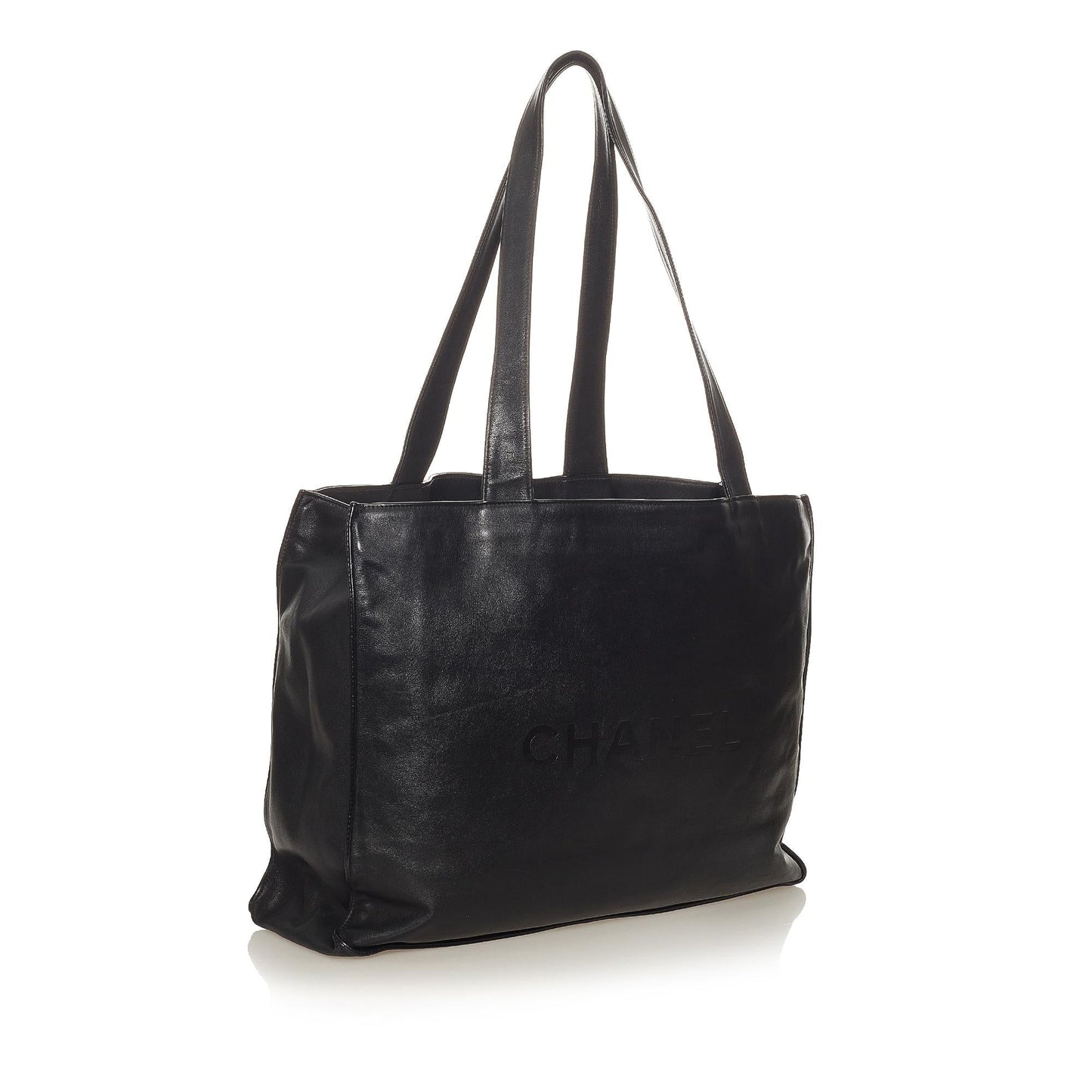 Chanel CC Lambskin SHG Leather Tote Bag